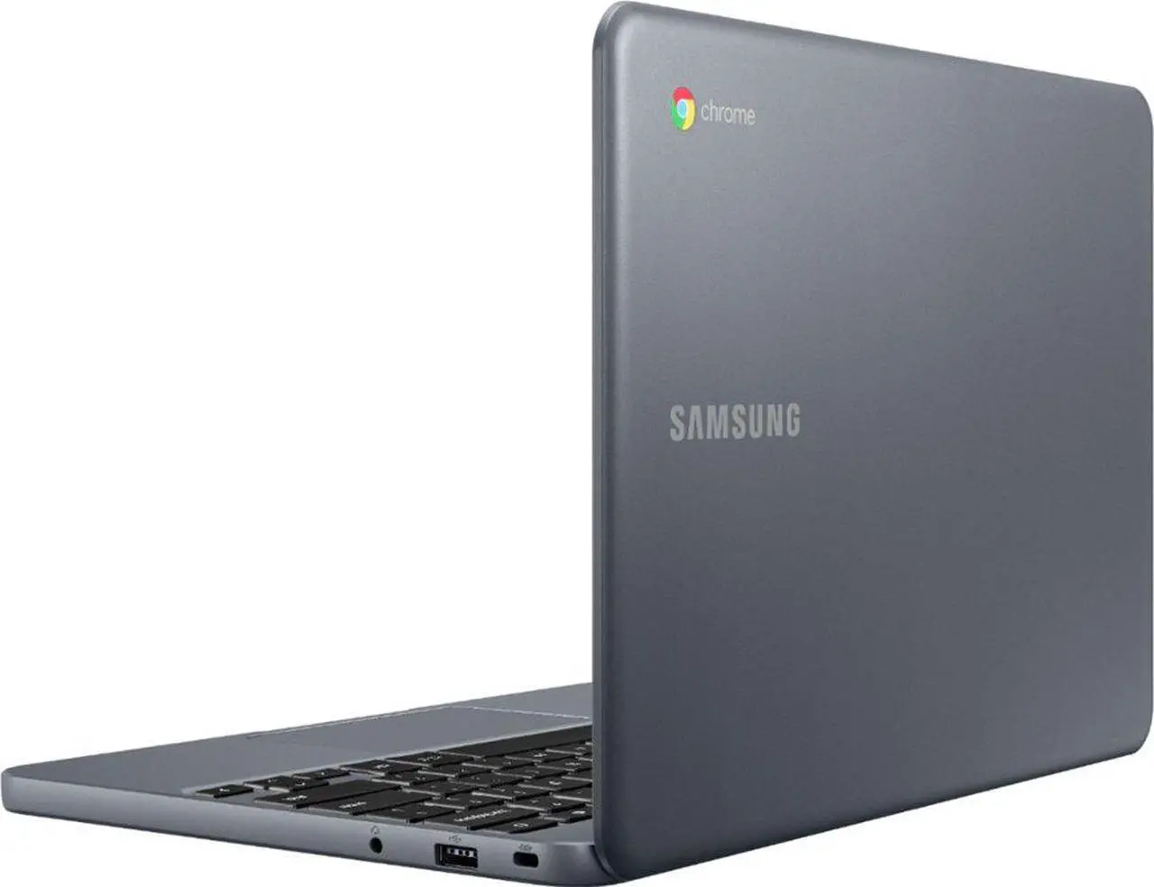 Alt view image 2 of 13 - Samsung - 11.6" Chromebook - Intel Atom x5 - 2GB Memory - 16GB eMMC Flash Memory - Night Charcoal