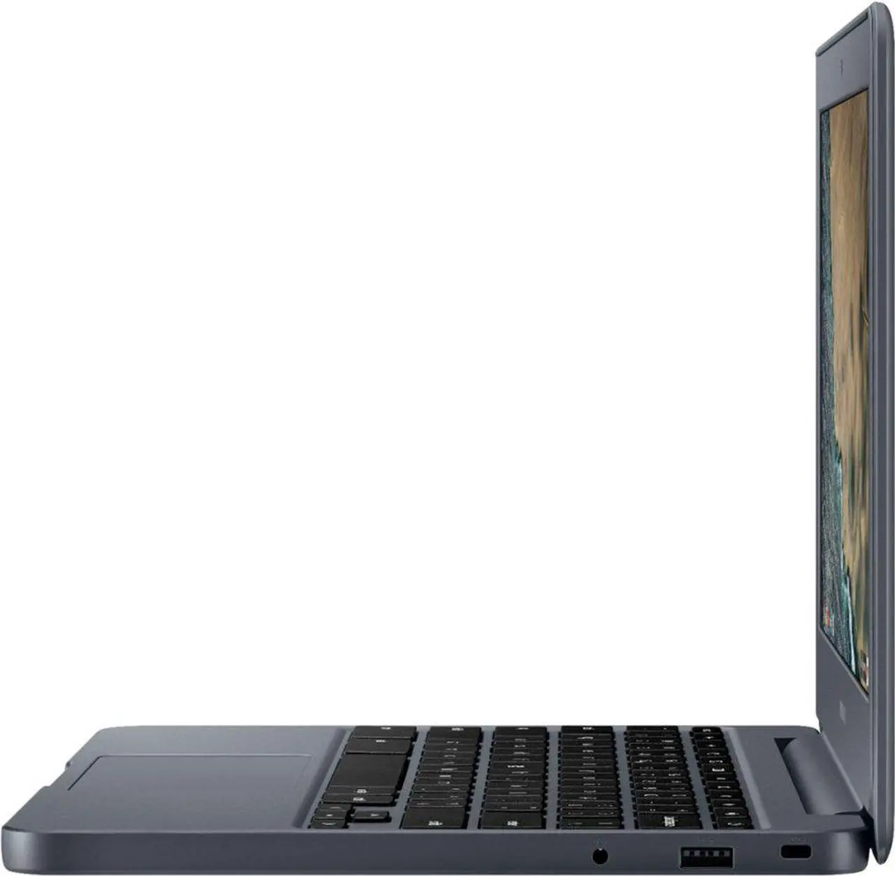 Alt view image 5 of 13 - Samsung - 11.6" Chromebook - Intel Atom x5 - 2GB Memory - 16GB eMMC Flash Memory - Night Charcoal