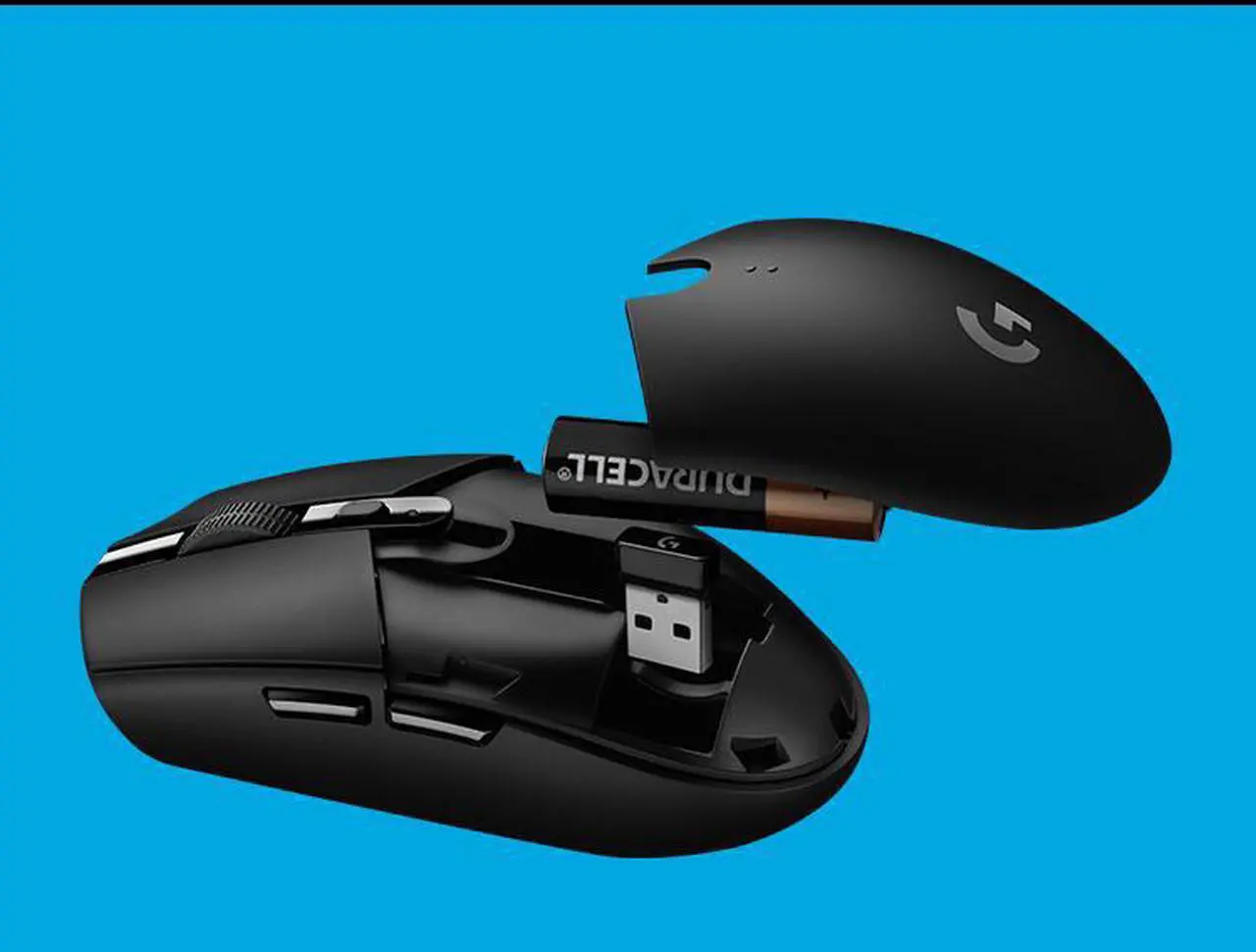 Alt view image 3 of 5 - Logitech G304/G305 LIGHTSPEED Wireless Gaming Mouse, White