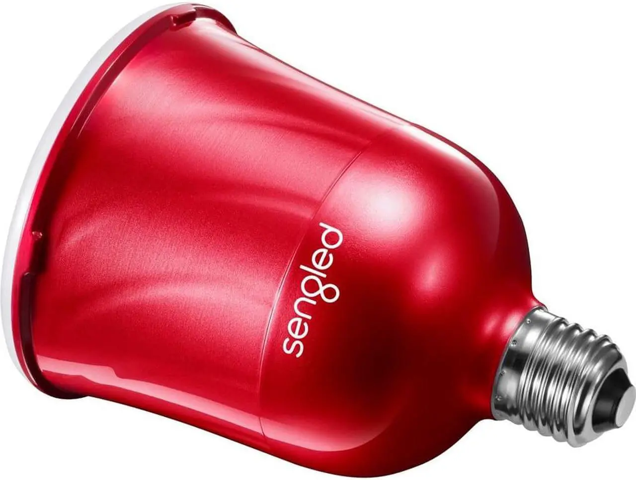 Alt view image 9 of 10 - Sengled Pulse Dimmable LED Light with Wireless Bluetooth Satellite Speaker, Red