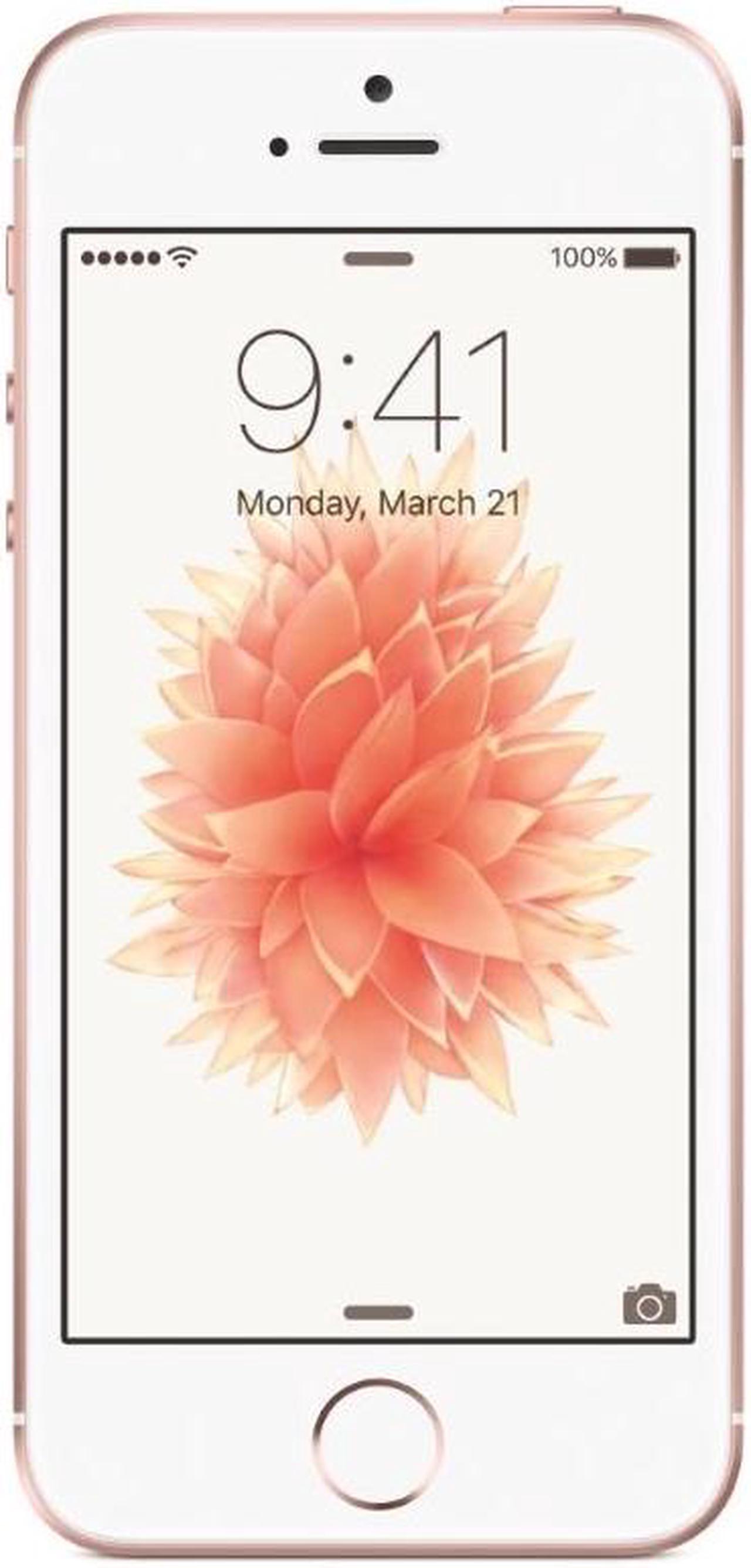Alt view image 5 of 14 - Apple iPhone SE 16GB Sprint Rose Gold MLYA2LL/A