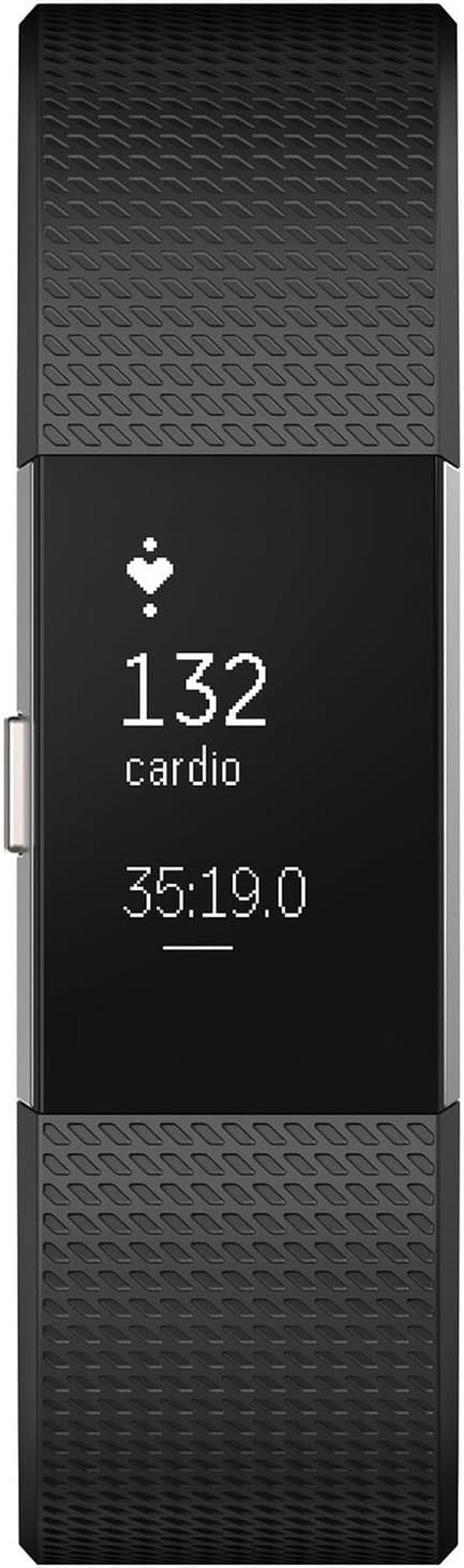 Alt view image 6 of 9 - Fitbit Charge 2 Heart Rate & Activity Tracker - Small (5.5"–6.7") - Black
