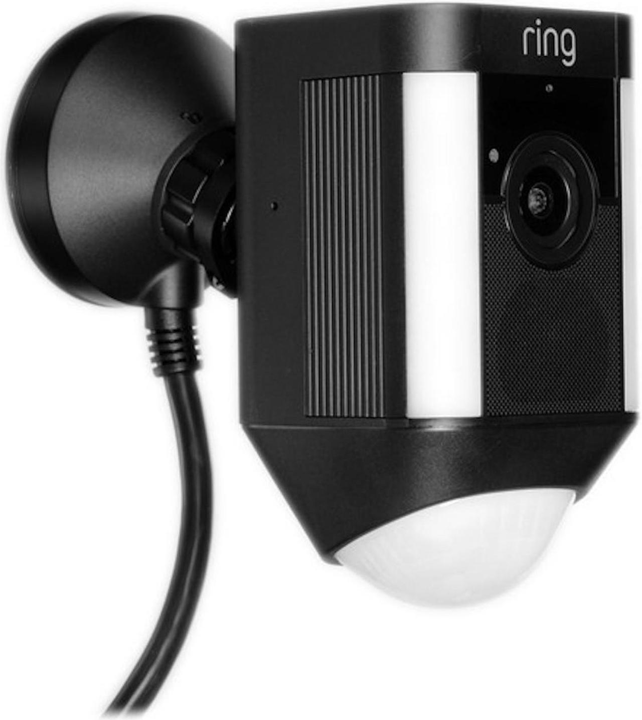 Alt view image 4 of 20 - Ring Spotlight Cam Wired, HD Two Way Talk Security Camera Black
