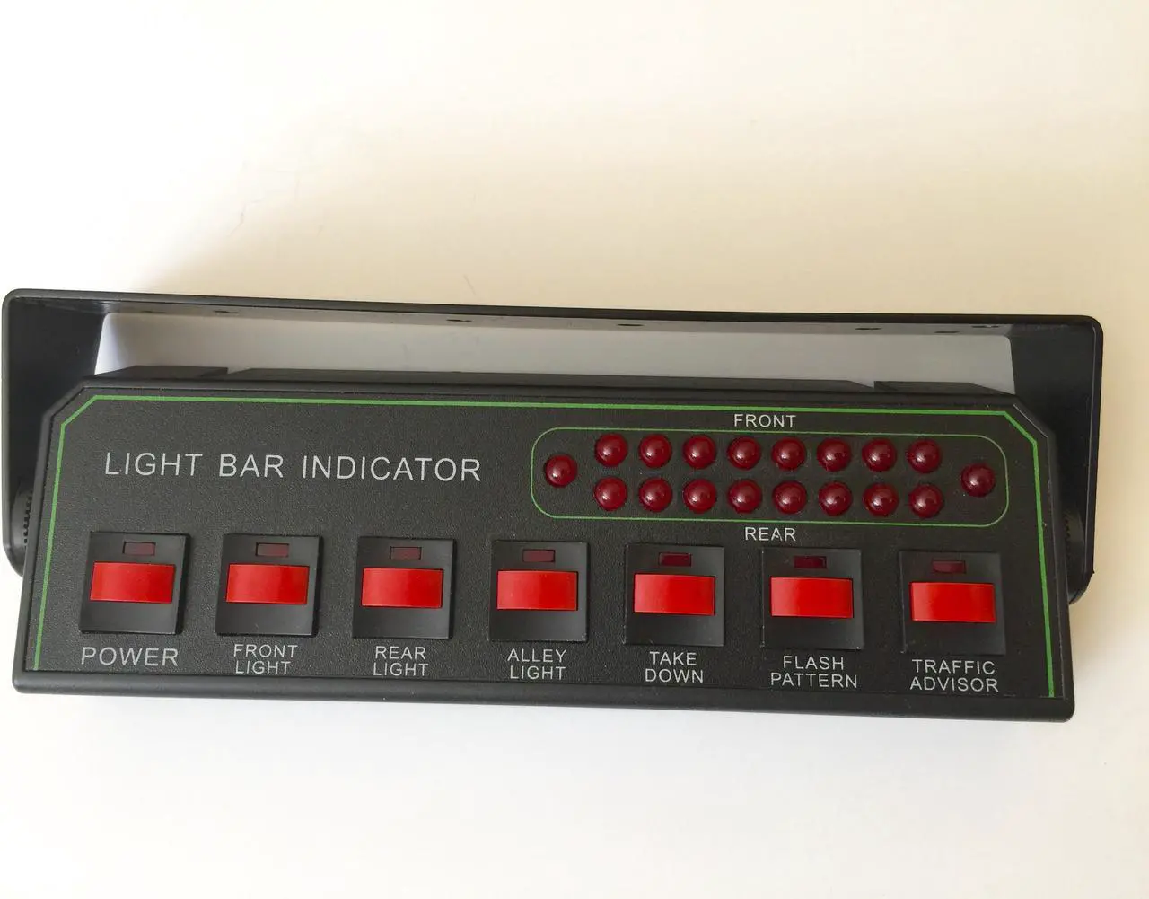 Alt view image 7 of 7 - 47" Amber LED Light Bar Flashing Warning Tow/Plow Truck Wrecker Emergency Light with Brake Lights