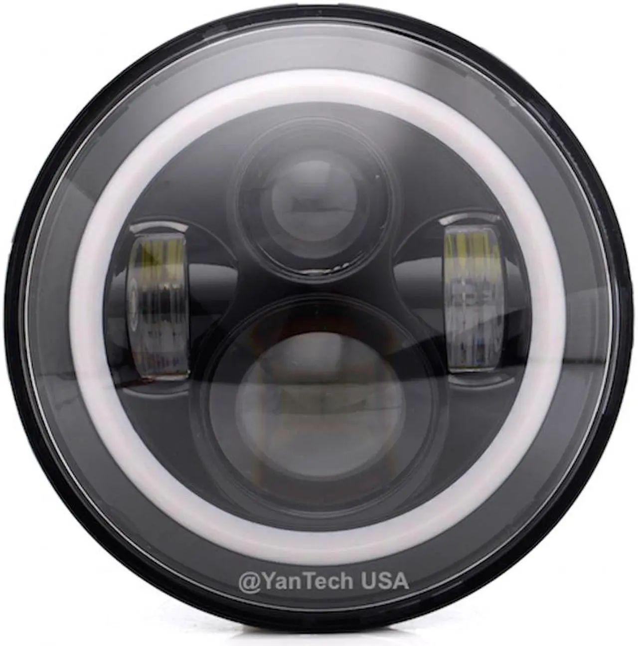 Alt view image 2 of 6 - 2 x 7" Round LED Headlights DRL&High/Low Beam For Jeep Wrangler JK TJ LJ CJ Hummer