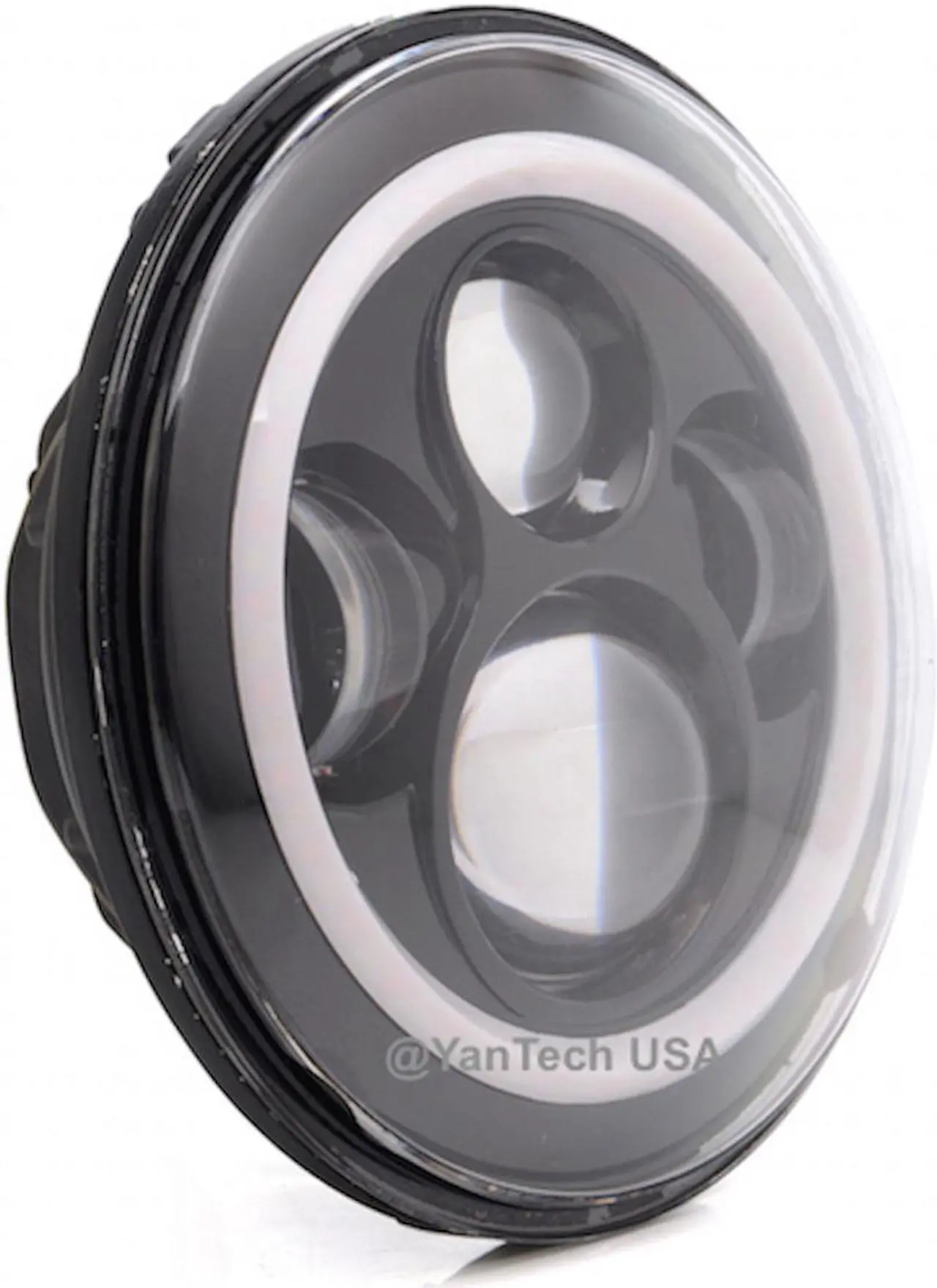 Alt view image 3 of 6 - 2 x 7" Round LED Headlights DRL&High/Low Beam For Jeep Wrangler JK TJ LJ CJ Hummer