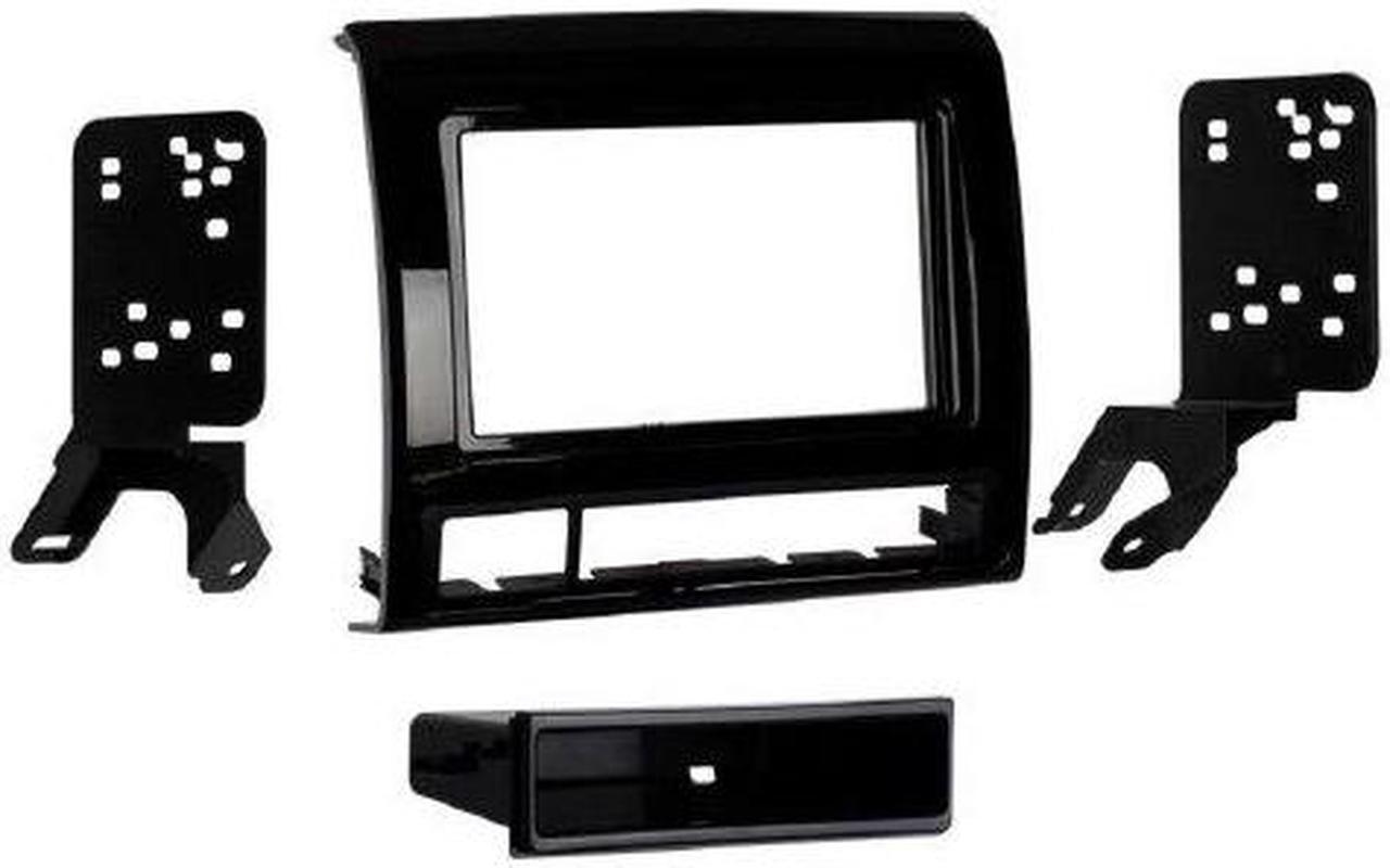 Alt view image 2 of 5 - Metra 99-8235CHG High Gloss Single DIN Stereo Dash Kit for 2012-up Toyota Tacoma