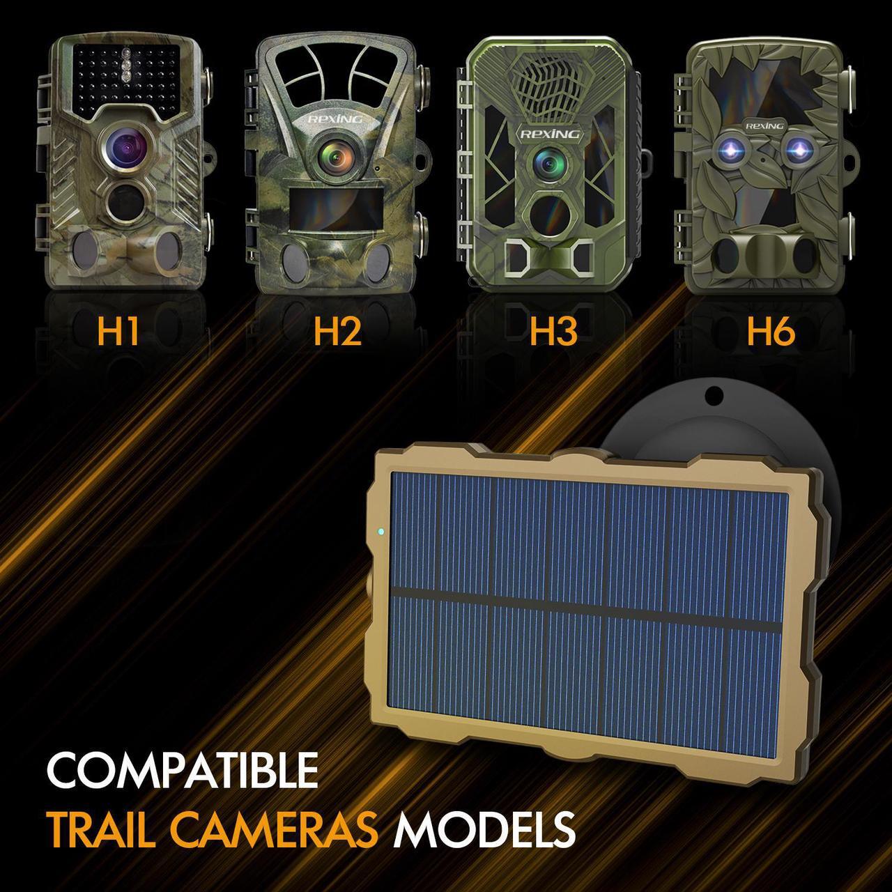 Alt view image 7 of 7 - Trail Camera Solar Panel Kit Waterproof 12V Solar Charger with 2400 mAh Rechargeable Lithium Battery Outdoor Power System for All Hunting Cameras