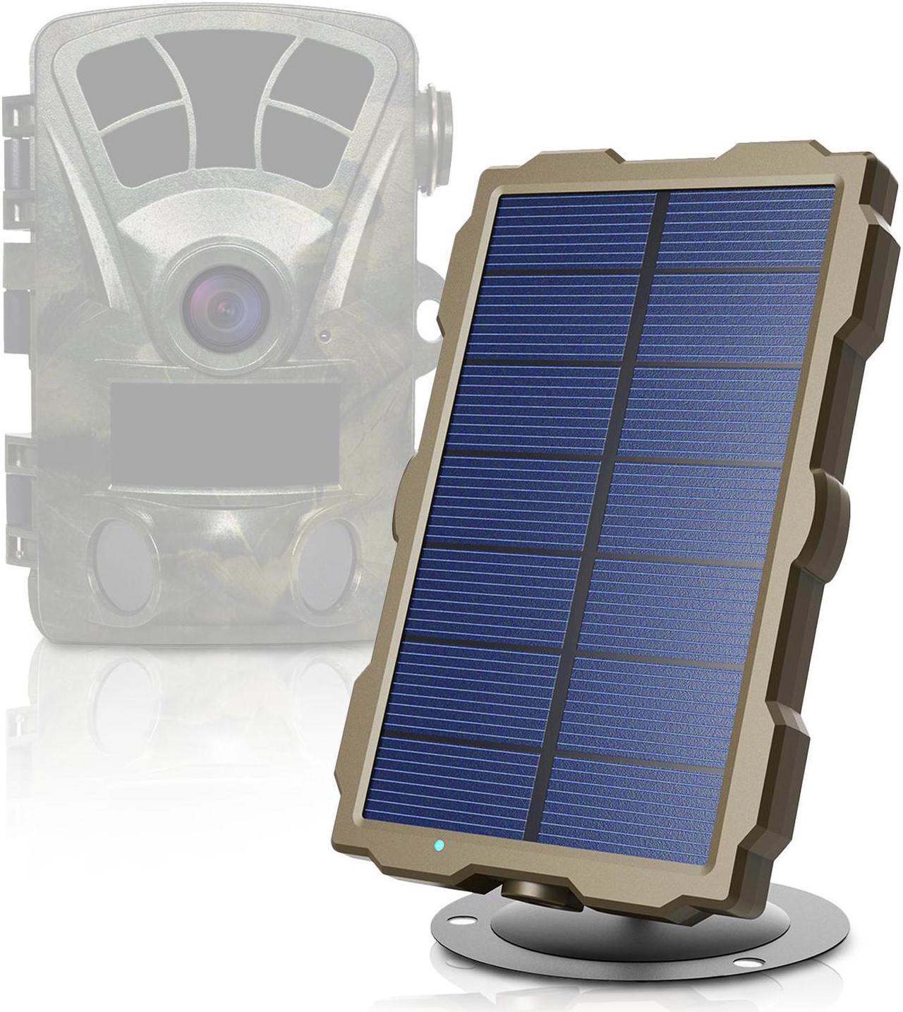 Main image of Trail Camera Solar Panel Kit Waterproof 12V Solar Charger with 2400 mAh Rechargeable Lithium Battery Outdoor Power System for All Hunting Cameras