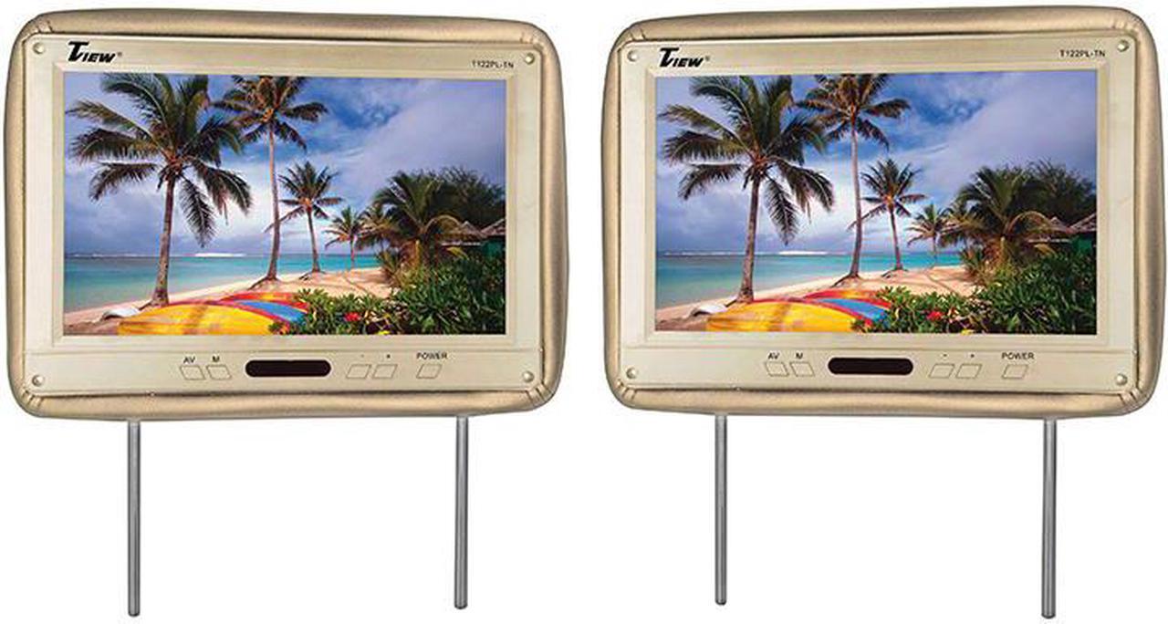 Main image of Tview 12.1" Headrest Monitor IR Transmitter Remotes Tan Pair