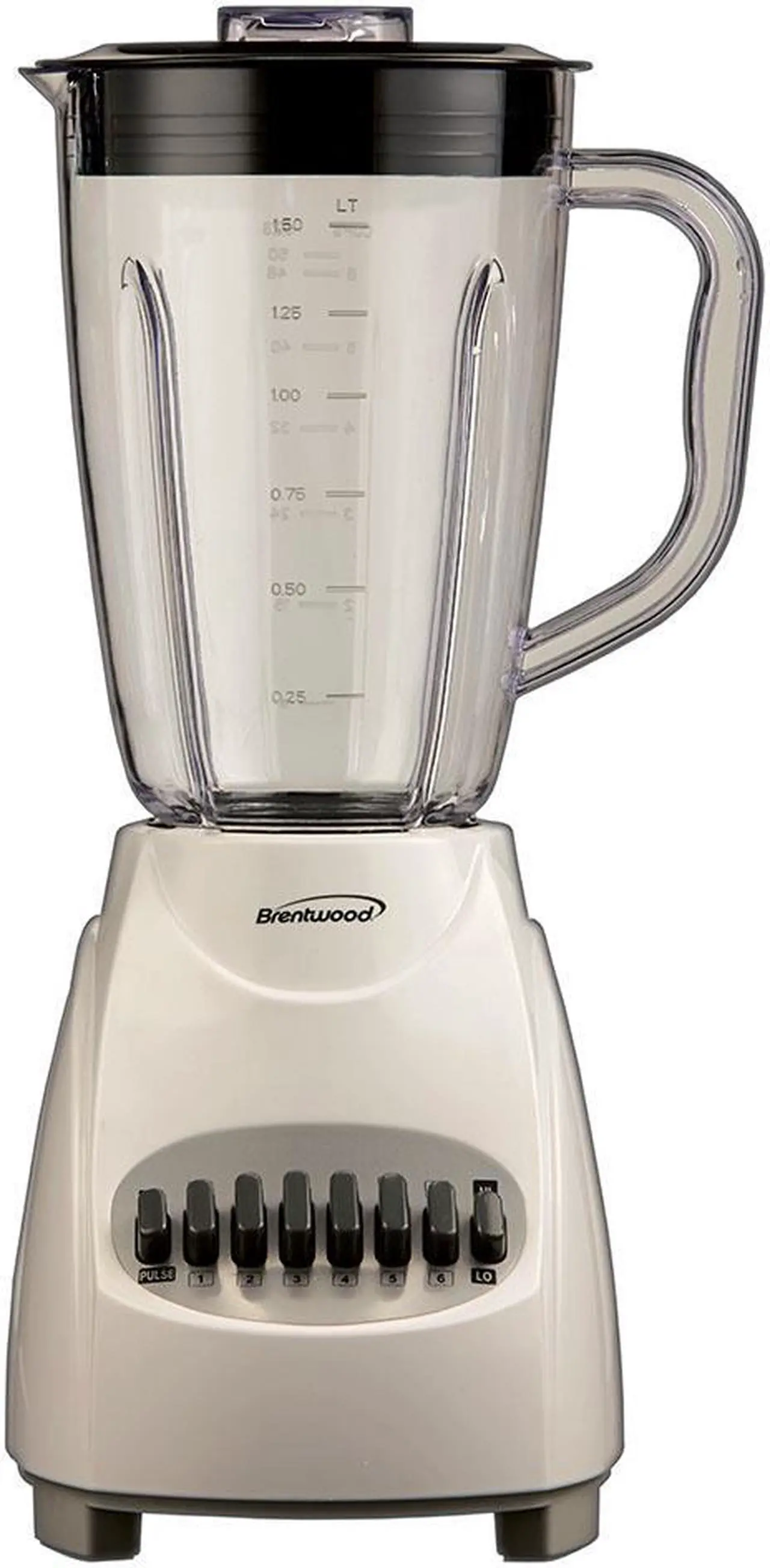 Alt view image 2 of 4 - Brentwood Home Kitchen 12-Speed Blender With 1.5 Liter Plastic Jar White