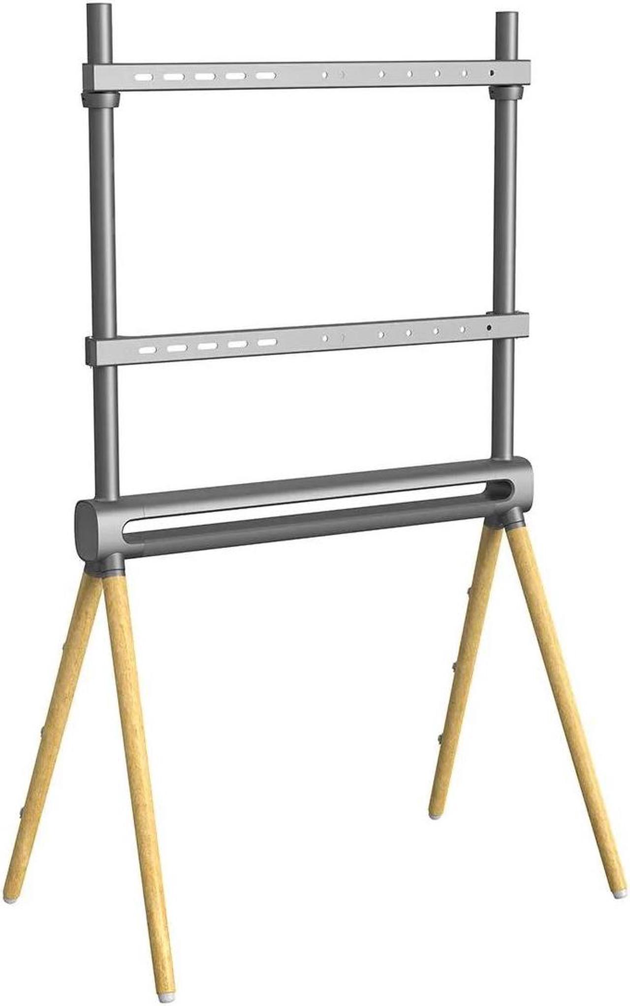 Boost Industries AVS-4970 Artistic Wooden Easel Studio TV Display Stand for 49" to 70" TV's (Gray/Beech)