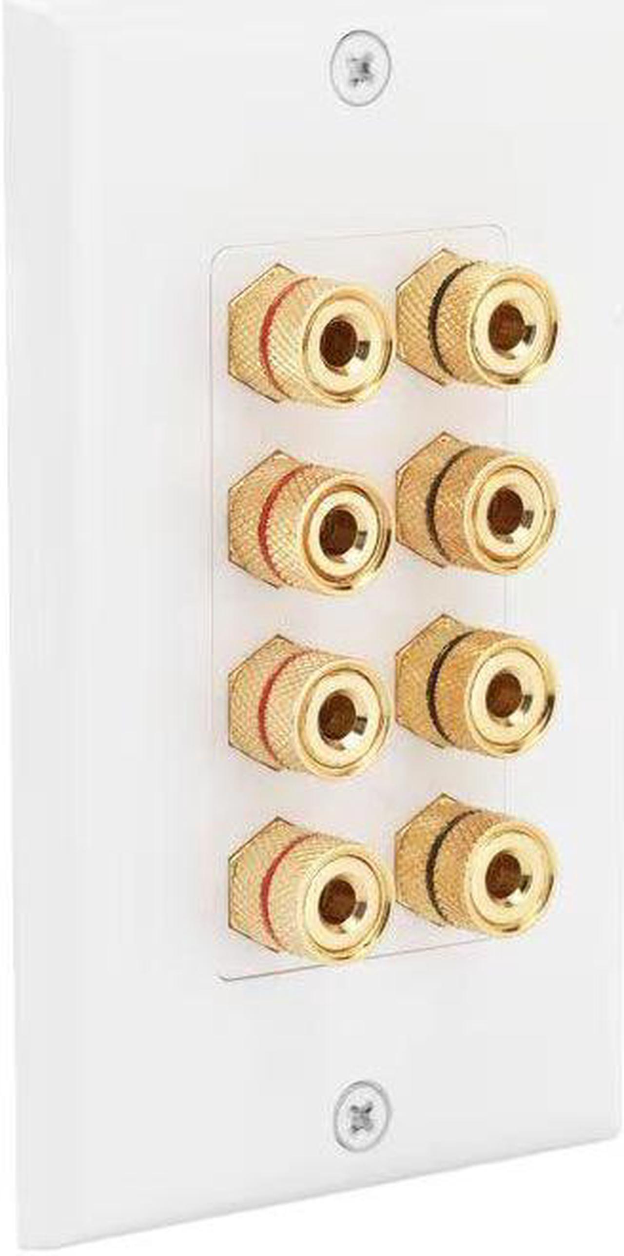 Main image of Quest SWP-4 Decora Wall Plate for 4 Speakers