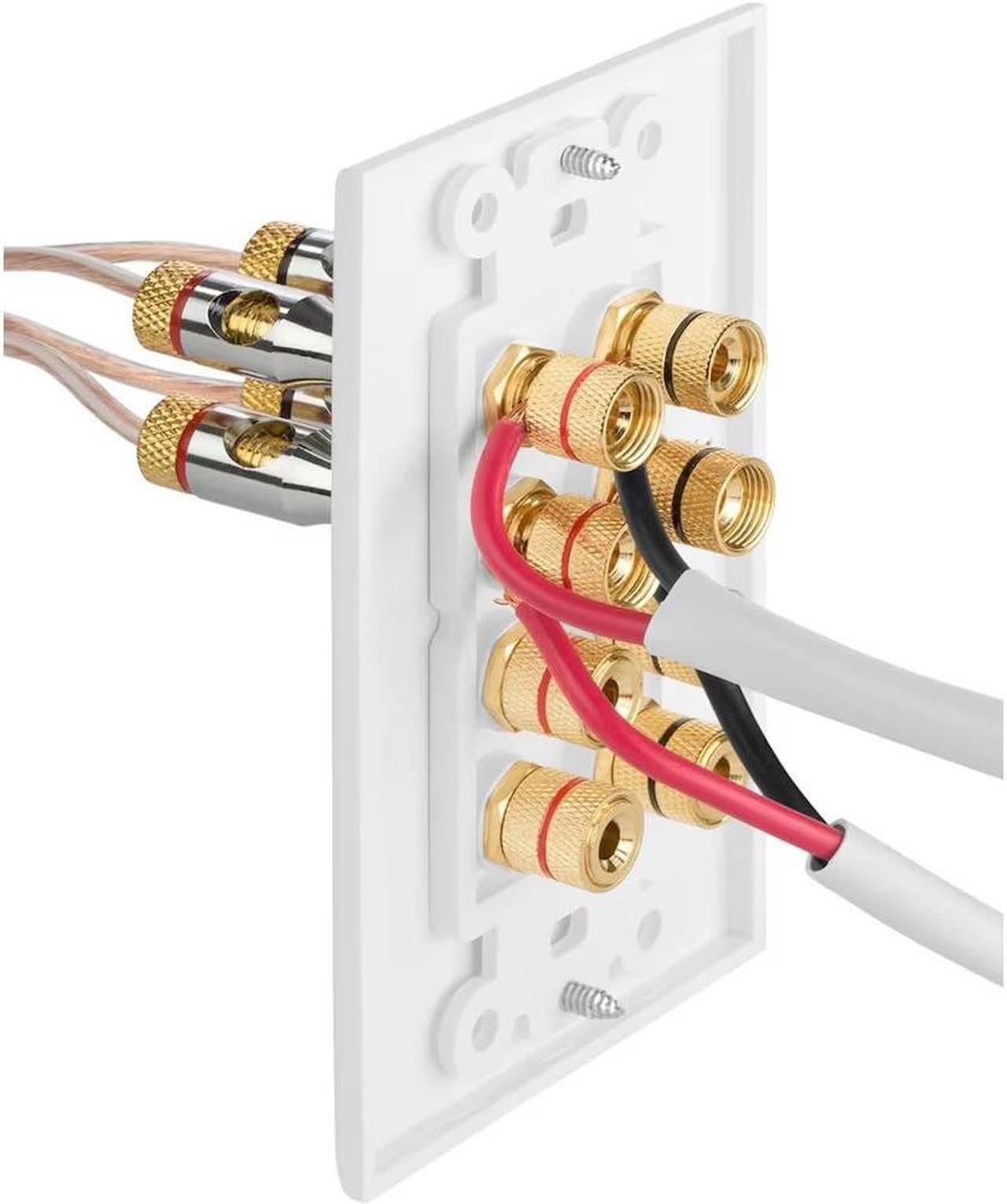 Alt view image 3 of 3 - Quest SWP-4 Decora Wall Plate for 4 Speakers