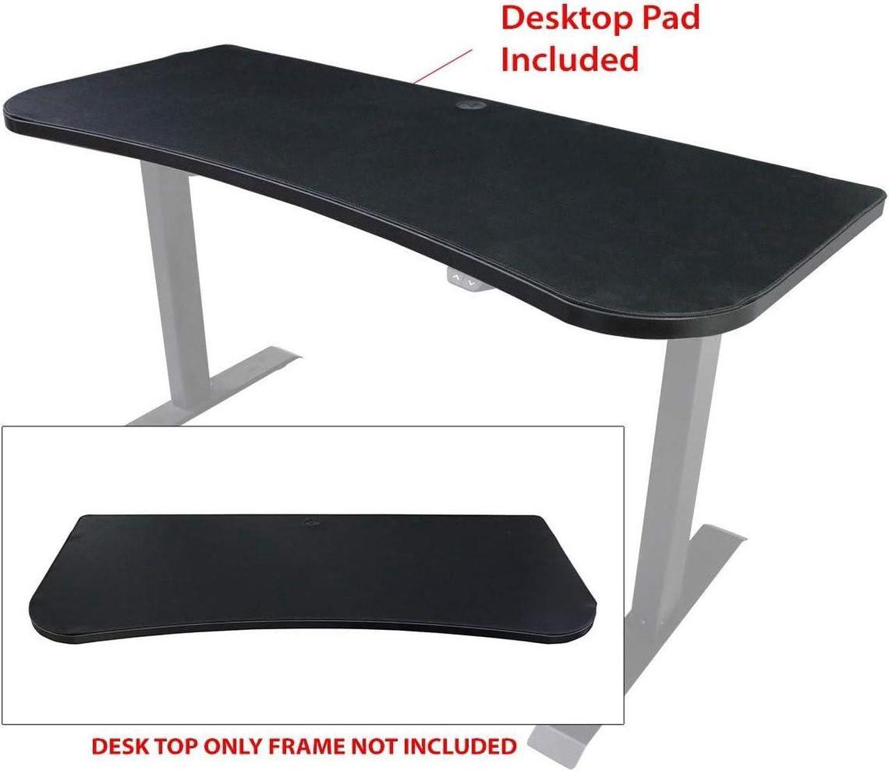 Boost Industries GD-N55 Single Piece 55" Gaming Desk Top with Pad (Black)