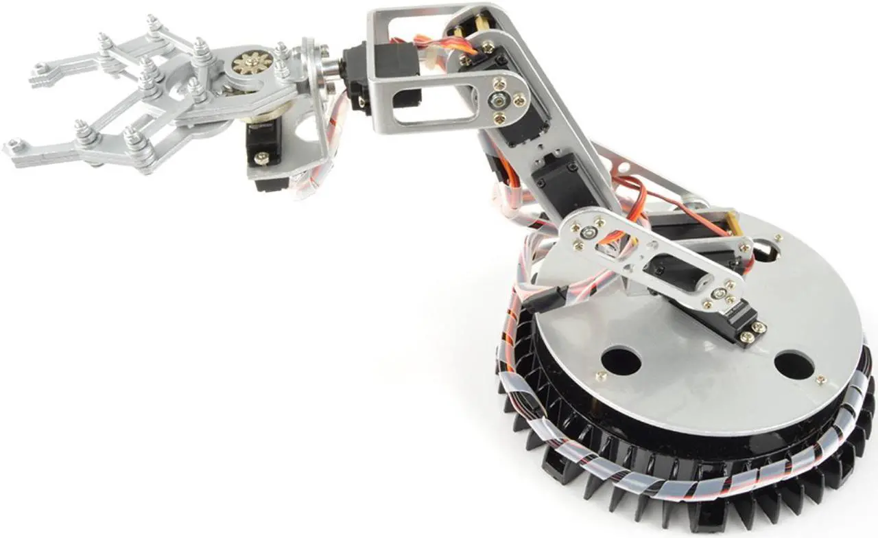 Alt view image 2 of 7 - DAGU 6DOF Robotic Arm with 6 Degrees of Freedom, Includes 6 Servos and Microcontroller