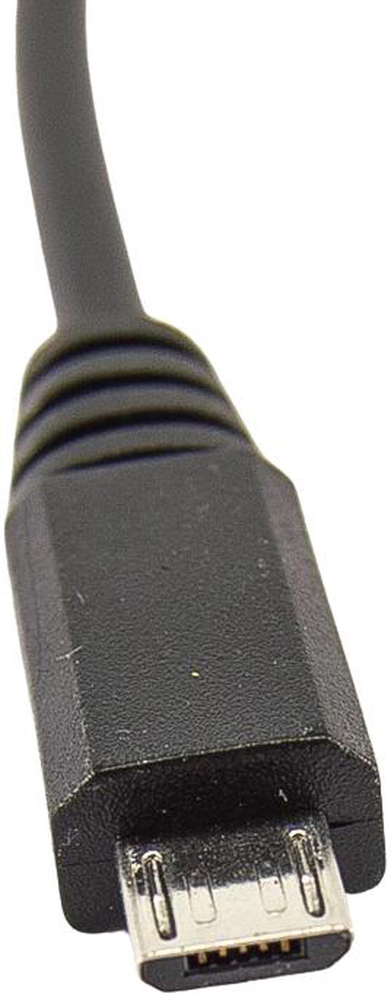 Alt view image 6 of 6 - MHL 5-Pin MicroUSB to HDMI Adapter Cable 1080p Video Audio Output
