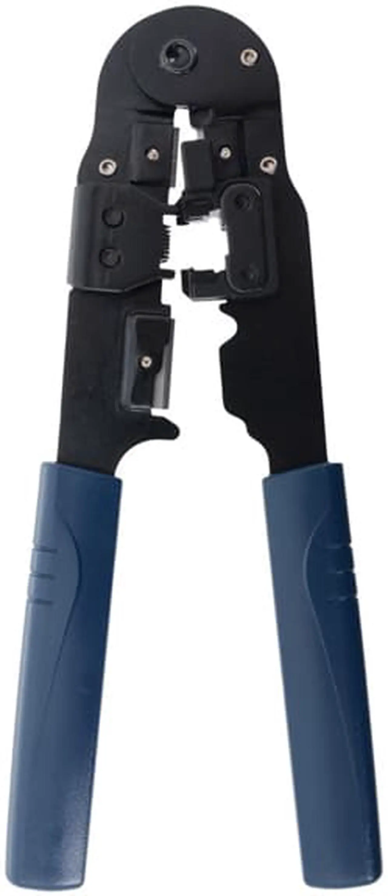 Alt view image 6 of 6 - RJ45 8P8C Crimping Tool - Modular Plug Crimper with Flat Cable Cutter / Stripper