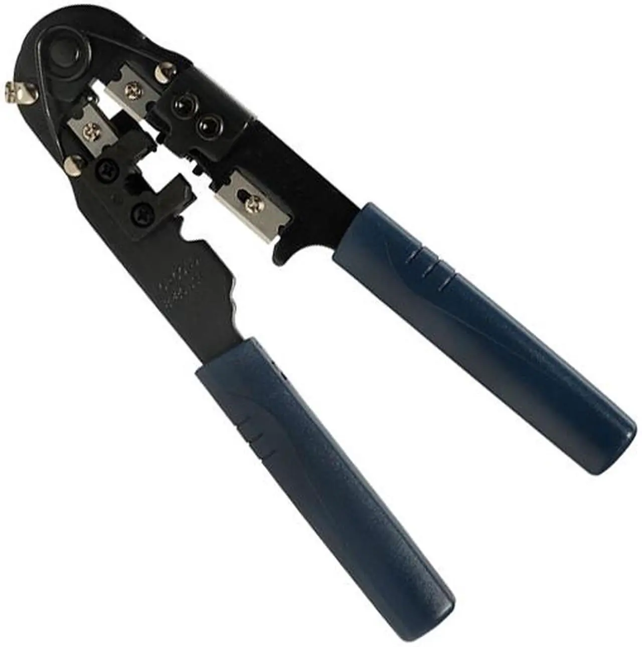 Main image of RJ45 8P8C Crimping Tool - Modular Plug Crimper with Flat Cable Cutter / Stripper