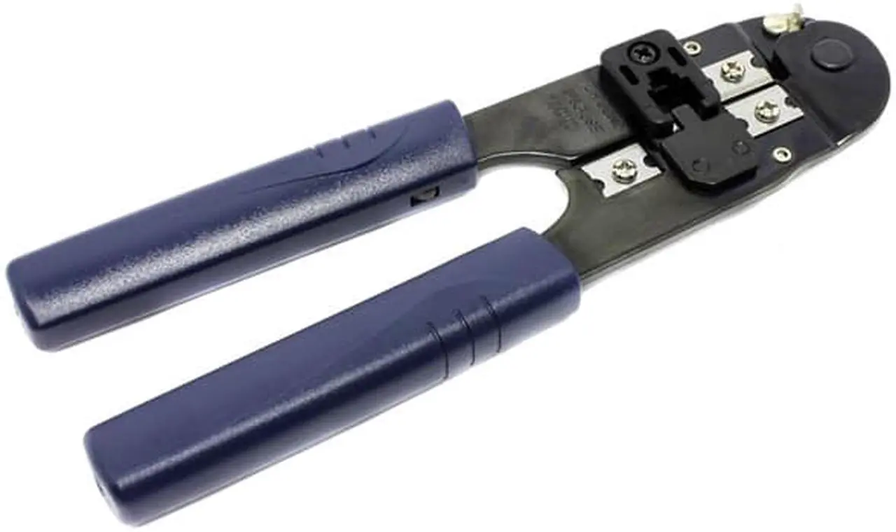 Alt view image 4 of 6 - RJ45 8P8C Crimping Tool - Modular Plug Crimper with Flat Cable Cutter / Stripper