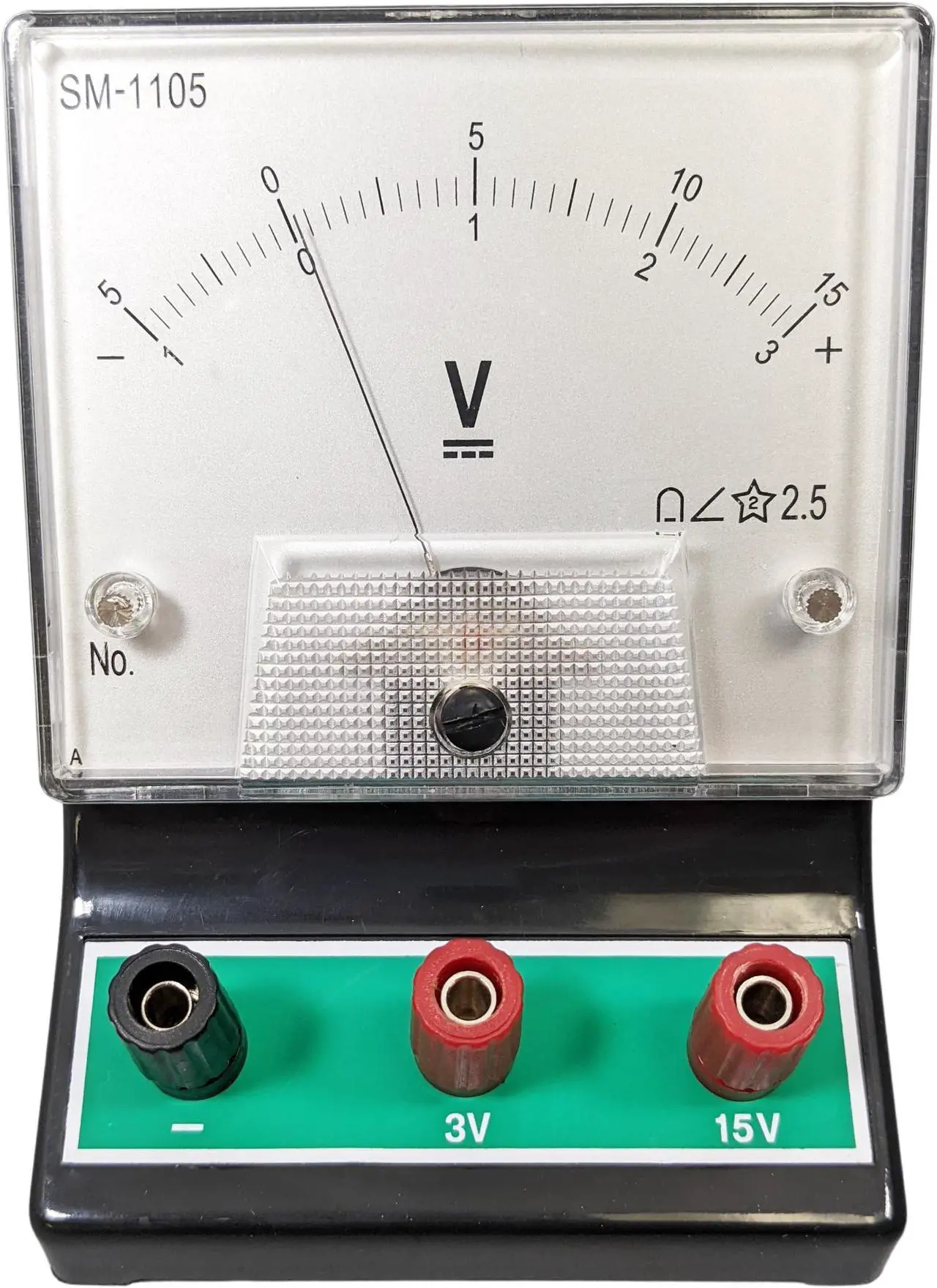 Alt view image 2 of 3 - Analog Voltmeter for Measuring DC Voltage in a DC Circuit 1 to +3V or 5 to +15V