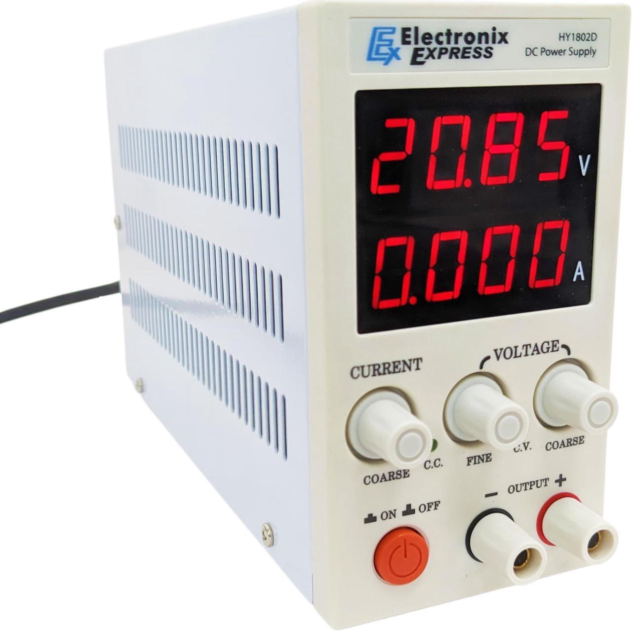 Alt view image 2 of 5 - Variable DC Power Supply 0-18V, 0-2A with LED Displays, Compact & Lightweight