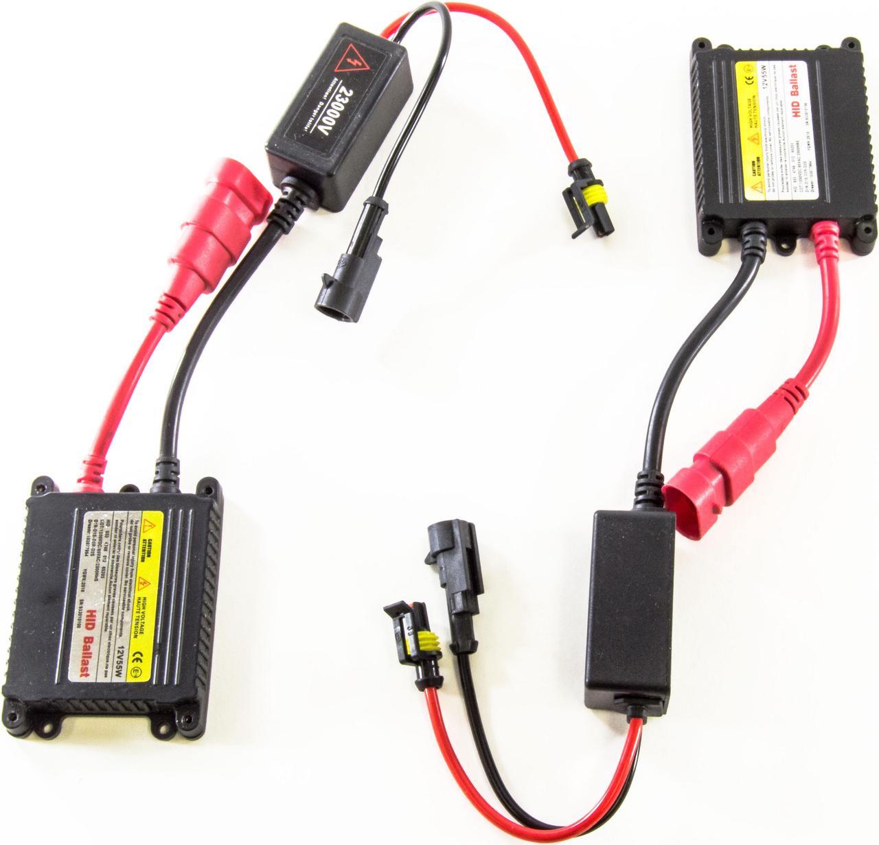 Alt view image 5 of 7 - H4 HID Headlights Kit - High Intensity Discharge Lamp Xenon Lights