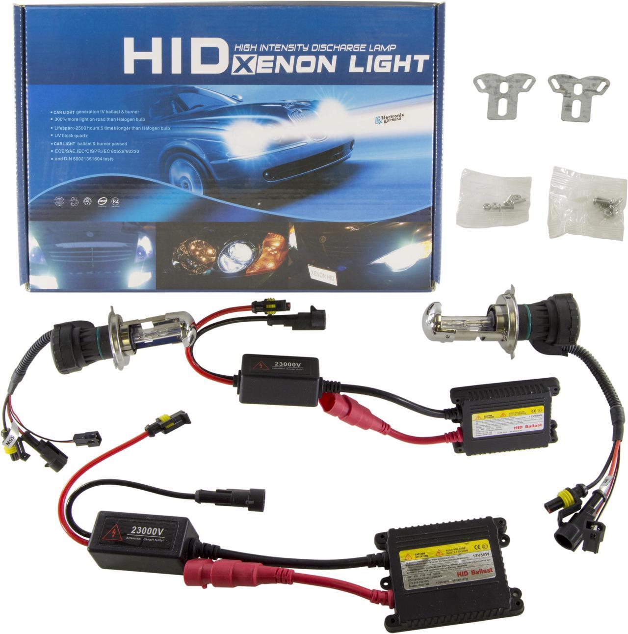 Main image of H4 HID Headlights Kit - High Intensity Discharge Lamp Xenon Lights