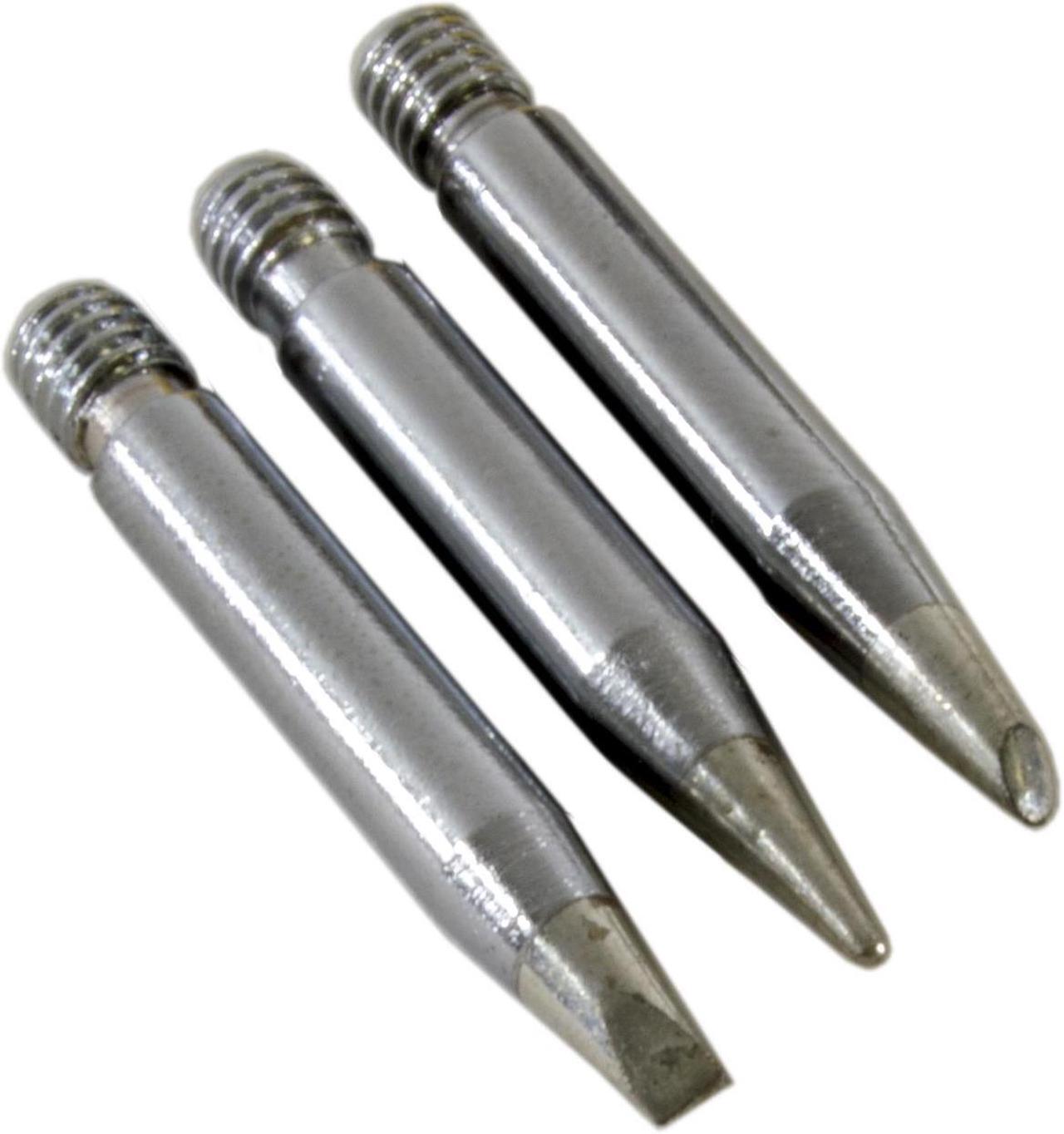 Alt view image 3 of 5 - 30W to 50W Adjustable Variable Temperature Soldering Iron Set - Includes 3 Spare Tips, Iron Stand Holder, and 10 Grams of Solder