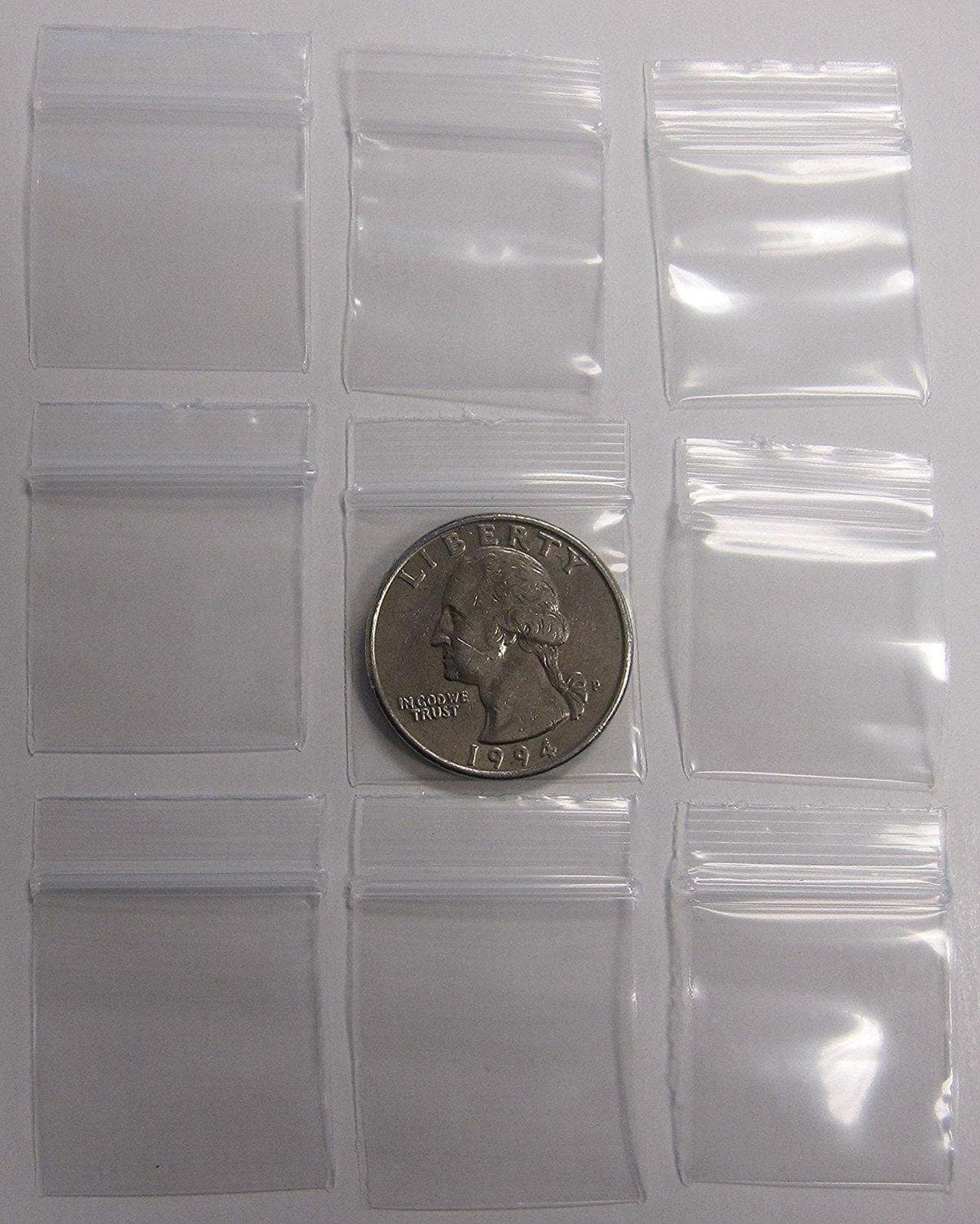 Alt view image 3 of 3 - Mini Zip Lock Bags 1 X 1 Inch (2000 Bags)