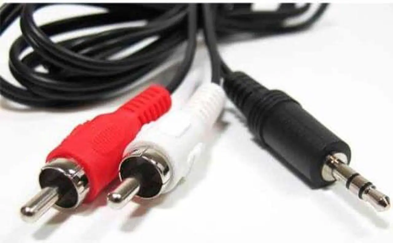 Alt view image 3 of 5 - SF Cable, 12 ft 3.5mm Stereo Male to Two RCA Male Splitter Cable