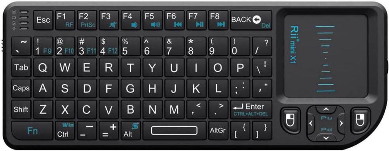 Rii Mini Keyboard,Wireless Keyboard with Touhpad,Keyboard Remote for Computer,Laptop, PC,Pad, Smart TV,Android TV Box