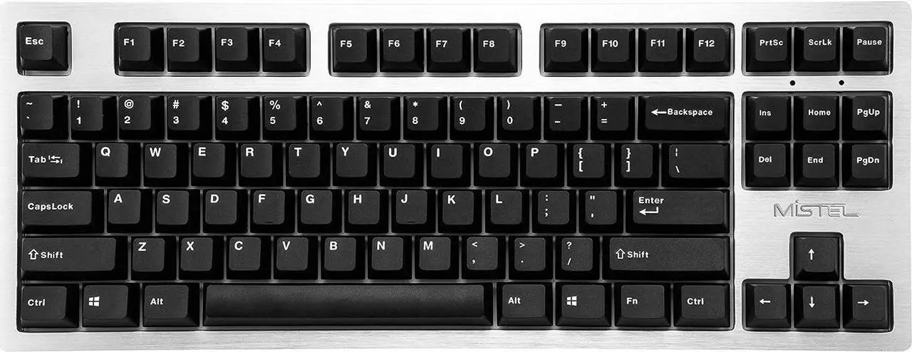 Alt view image 3 of 7 - Mistel Doubleshot PBT Keycaps for Mechanical Keyboard with Cherry MX Switches and Clones, OEM Profile 108 Keys Plus Extra 11 Keys Set, PBT Keycaps with 6.25U Space Bar for PC Gaming Keyboard, Black