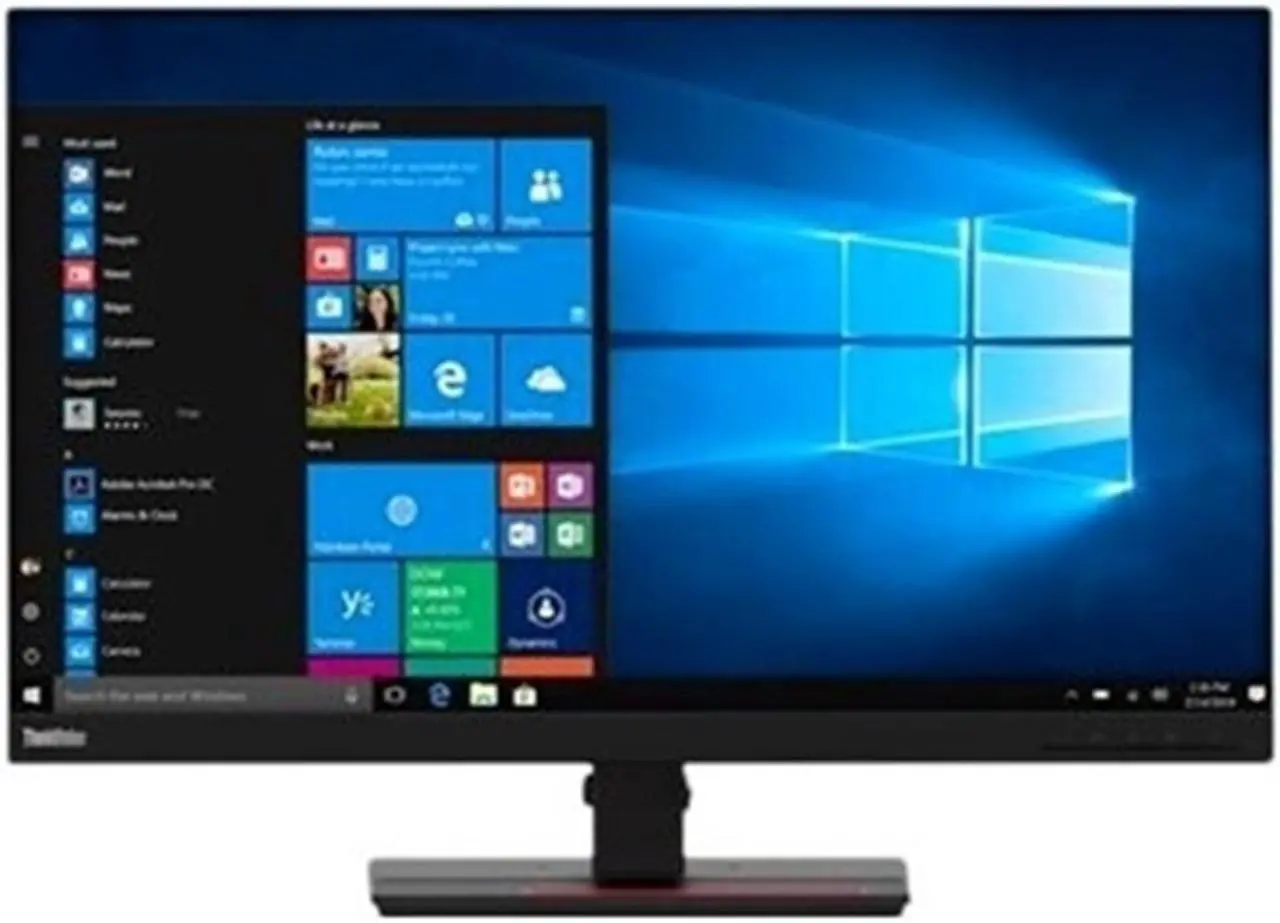 Alt view image 9 of 11 - Lenovo ThinkVision T27q-20 27" (2560 x 1440) 16:9 QHD Monitor