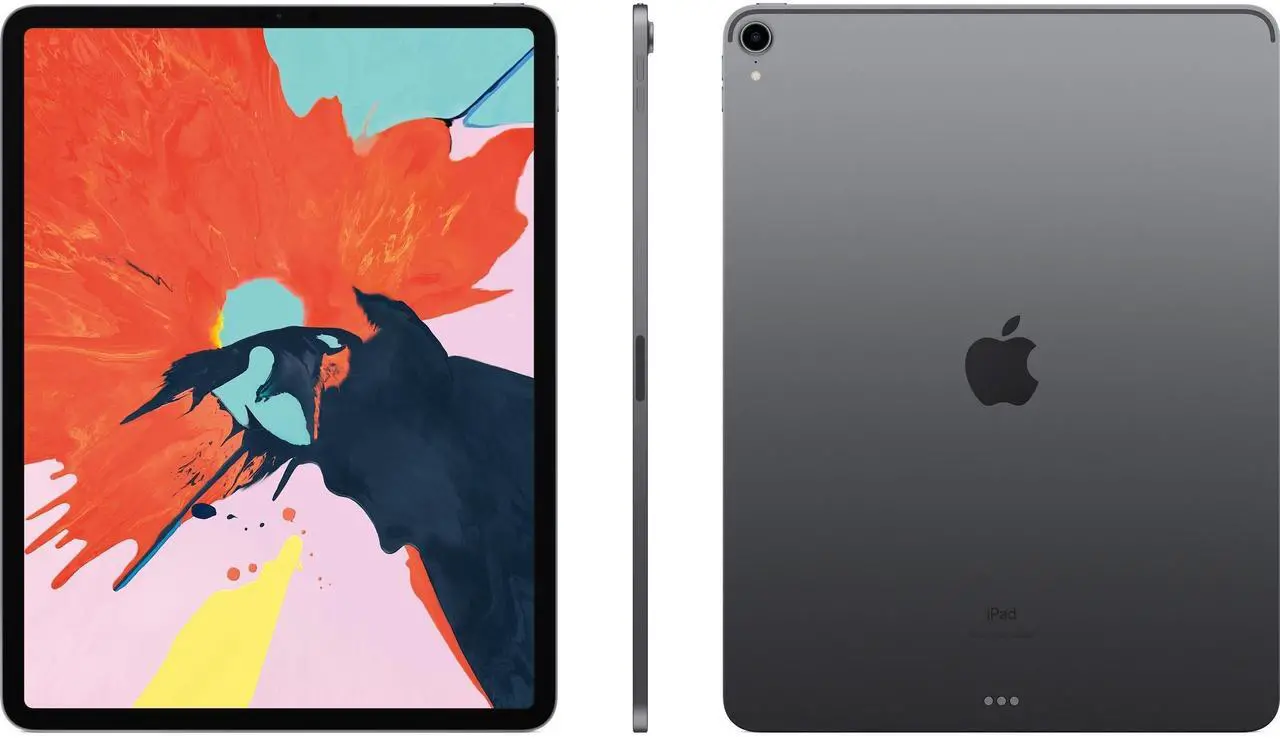 Alt view image 3 of 3 - Apple iPad Pro 3rd Gen 12.9" Tablet 64GB WiFi, Space Gray