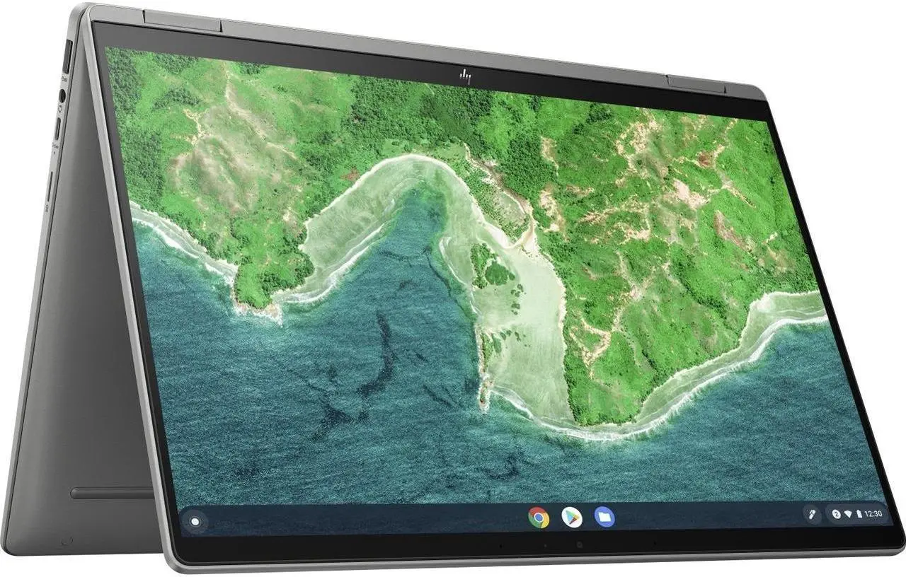 Alt view image 3 of 6 - HP Chromebook x360 14C-CD0013DX Intel Core i3-1215U 3.30GHz 8GB 128GB SSD 14" Touch (1920 x 1200) Chrome OS Mineral Silver