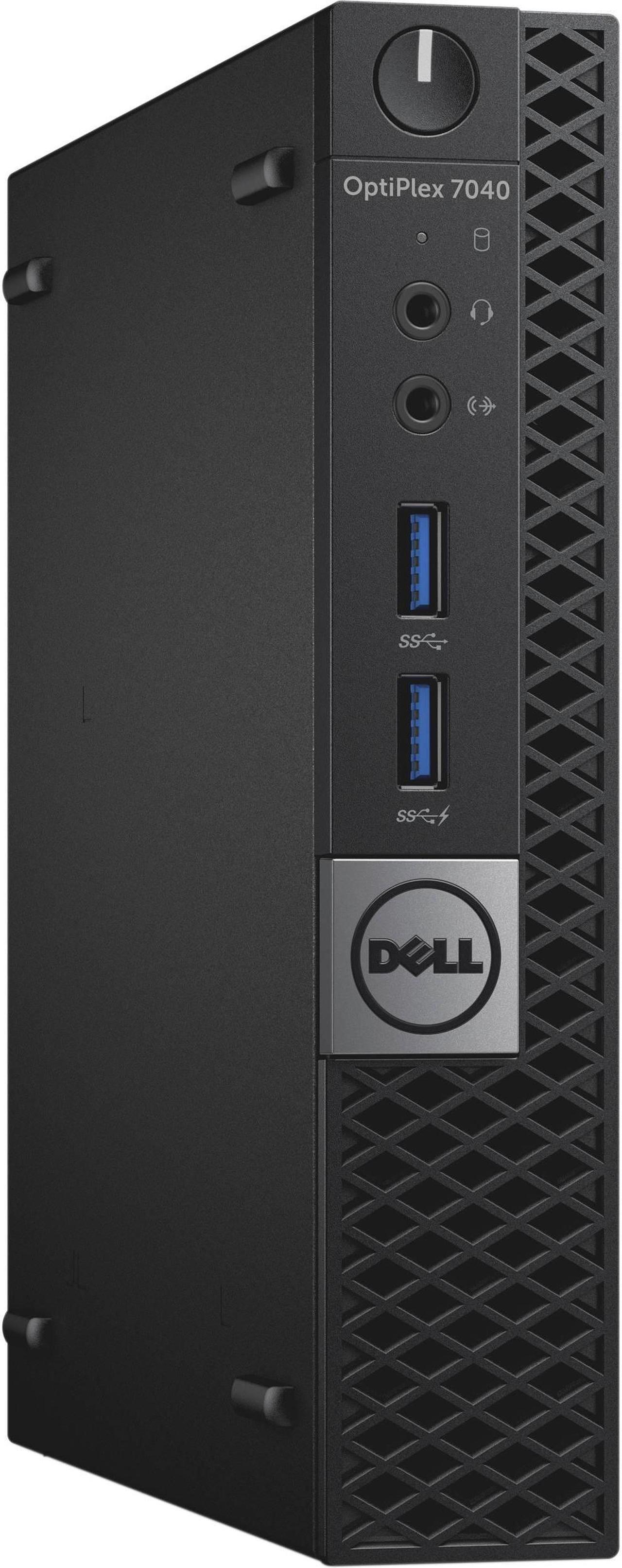 Dell Optiplex 7040 Intel Core i7-6700T X4 2.8GHz 16GB 512GB SSD Win10, Black