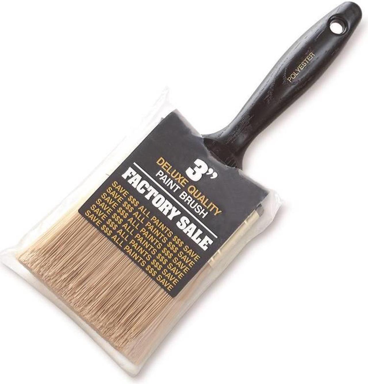 Alt view image 6 of 8 - WOOSTER W3973-3 3" Flat Sash Firm, Polyester Bristle, Paint Brush, Plastic