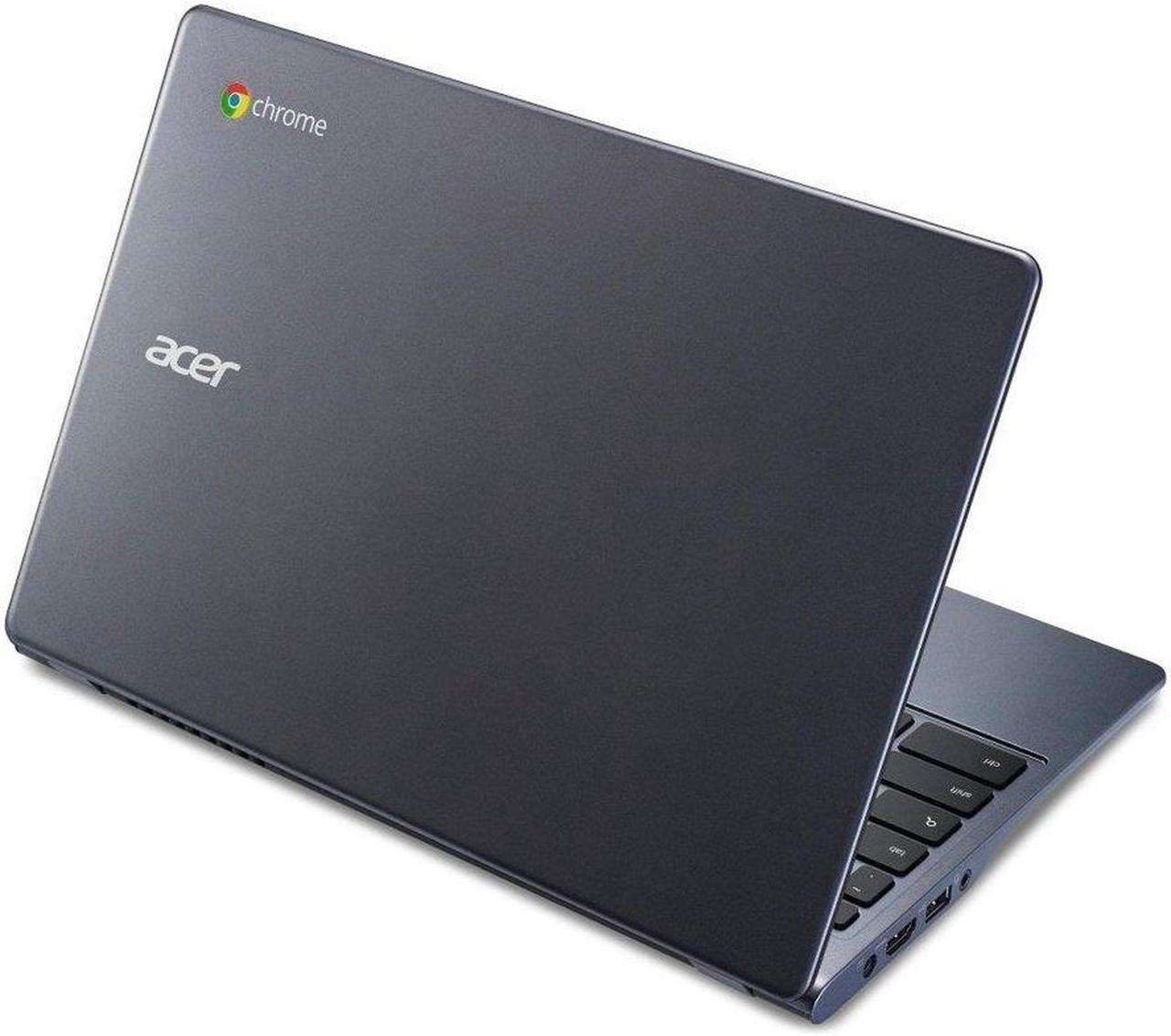 Alt view image 2 of 3 - Acer Chromebook C720-2844 11.6" 4GB 16GB Intel Celeron 2955U X2 1.4GHz, SIlver