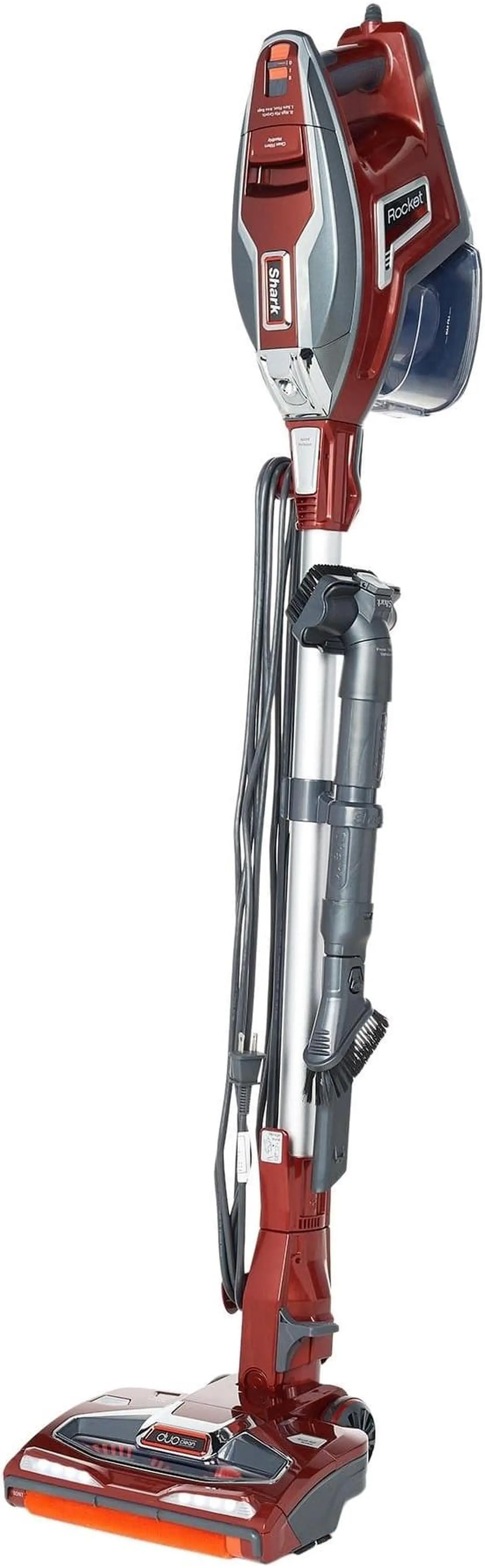 Main image of Shark Rocket DuoClean Ultra-Light Corded Stick Vacuum, Red