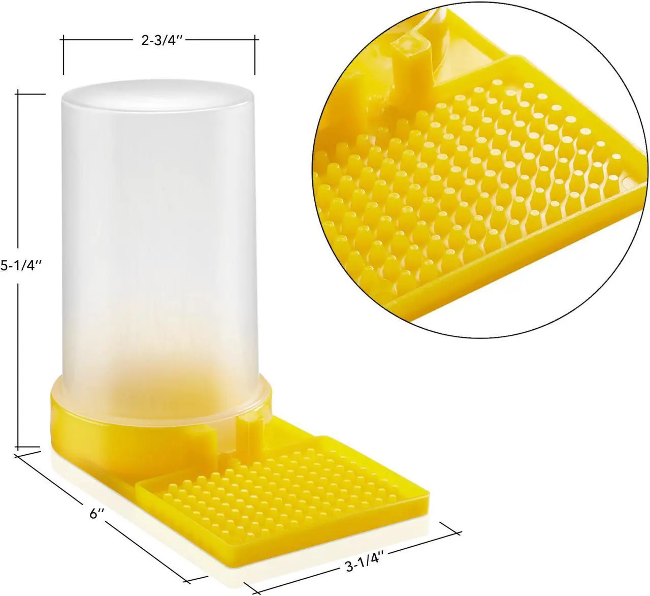 Alt view image 4 of 6 - Honey Keeper 2-Pack Beehive Water Dispenser, Bee Hive Entrance Feeder Beekeeping Tool