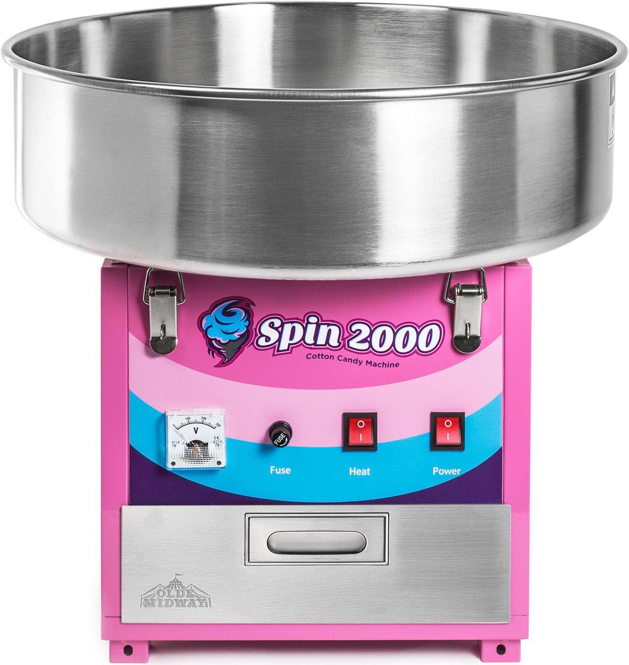 Alt view image 2 of 7 - Olde Midway Commercial Quality Cotton Candy Machine and Electric Candy Floss Maker - SPIN 2000