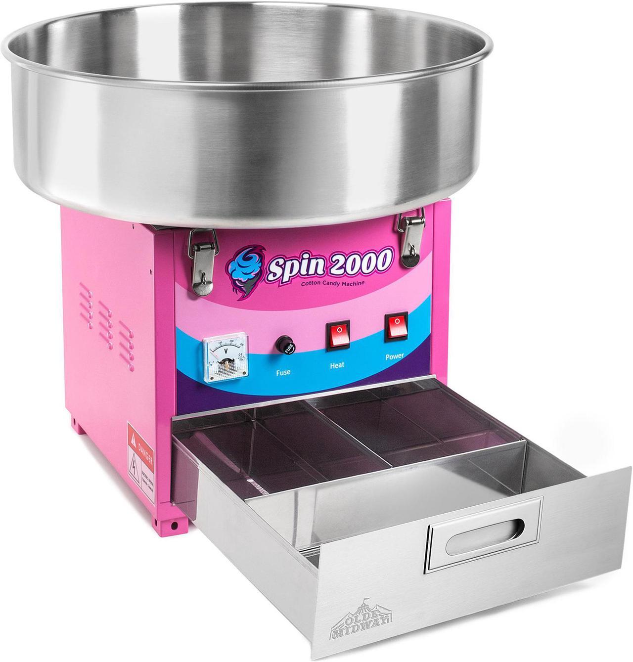 Alt view image 4 of 7 - Olde Midway Commercial Quality Cotton Candy Machine and Electric Candy Floss Maker - SPIN 2000
