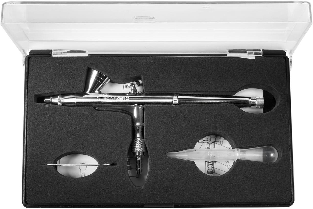Alt view image 4 of 6 - PointZero Airbrush Cake Decorating Kit - Professional Airbrush, Portable Compressor Bundle with 4 Chefmaster Colors