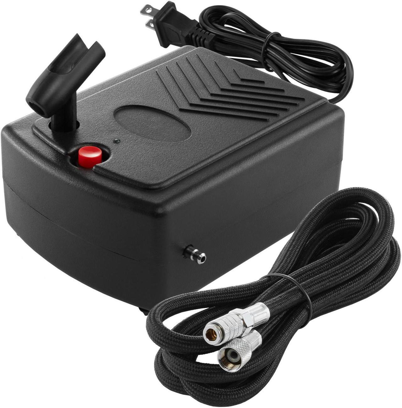 Alt view image 2 of 6 - PointZero Airbrush Cake Decorating Kit - Professional Airbrush, Portable Compressor Bundle with 4 Chefmaster Colors