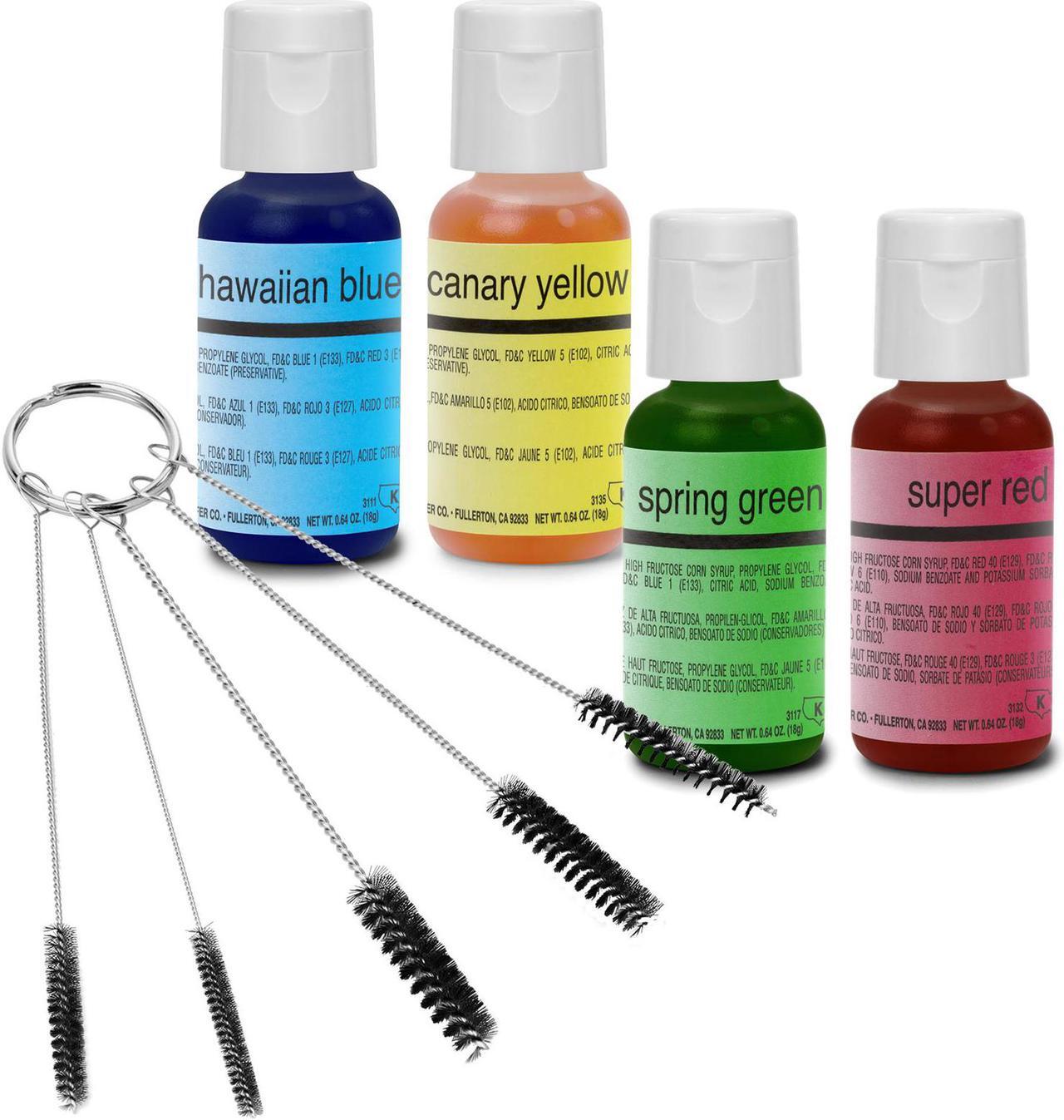 Alt view image 5 of 6 - PointZero Airbrush Cake Decorating Kit - Professional Airbrush, Portable Compressor Bundle with 4 Chefmaster Colors