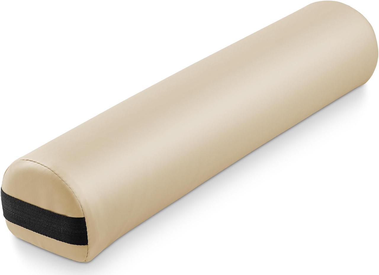 Main image of Saloniture 3/4 Round Massage Table Bolster Pillow Pad - 26 x 6 x 4-1/2 Inch - Cream