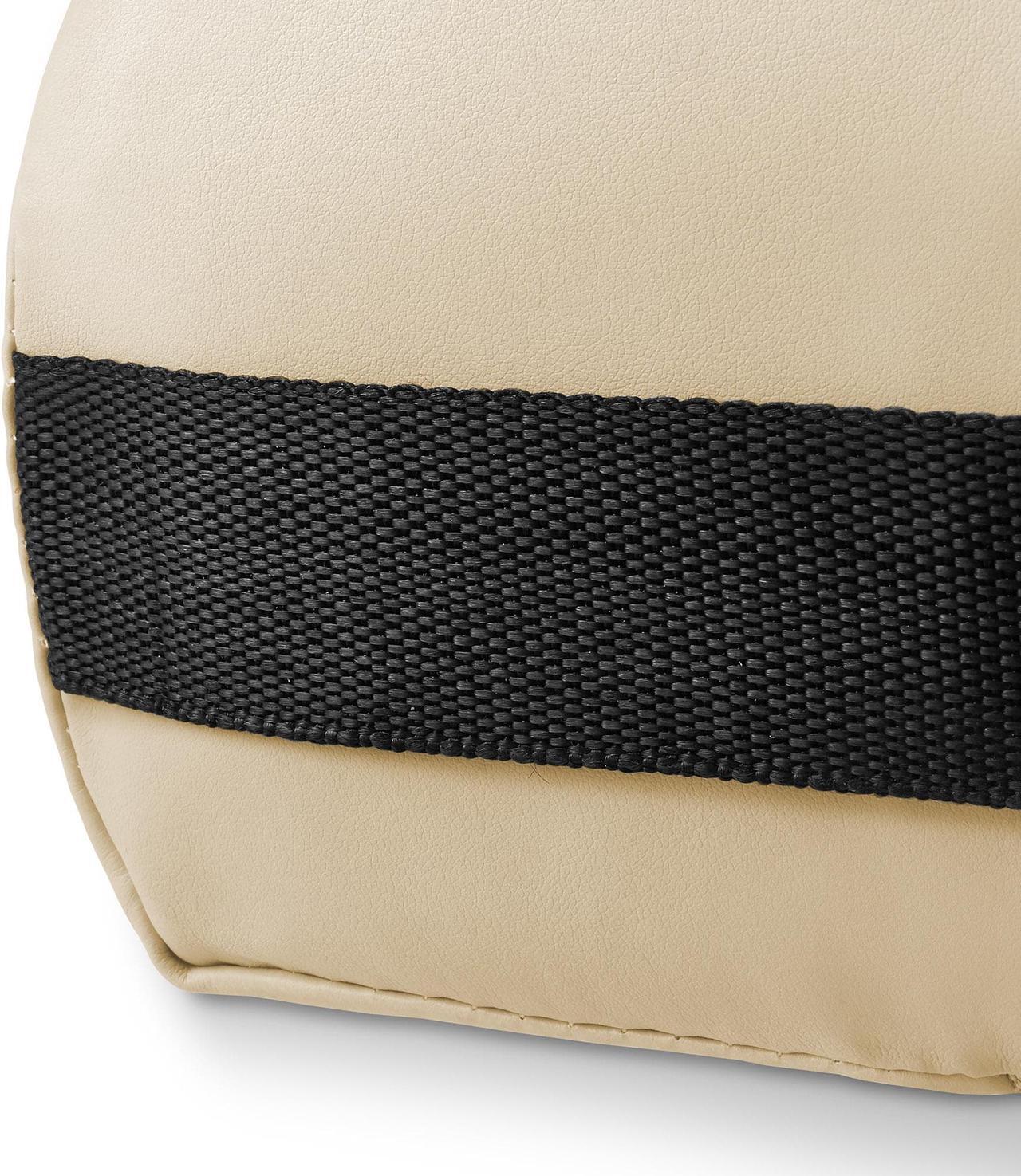 Alt view image 3 of 6 - Saloniture 3/4 Round Massage Table Bolster Pillow Pad - 26 x 6 x 4-1/2 Inch - Cream