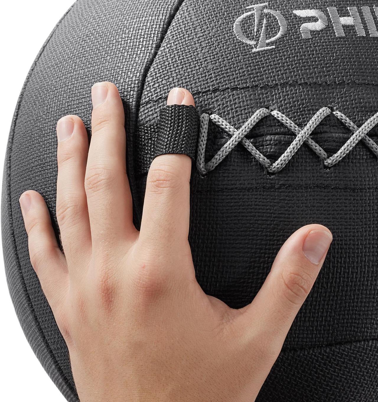 Alt view image 2 of 6 - Philosophy Gym Wall Ball, 18 LB - Soft Shell Weighted Medicine Ball with Non-Slip Grip
