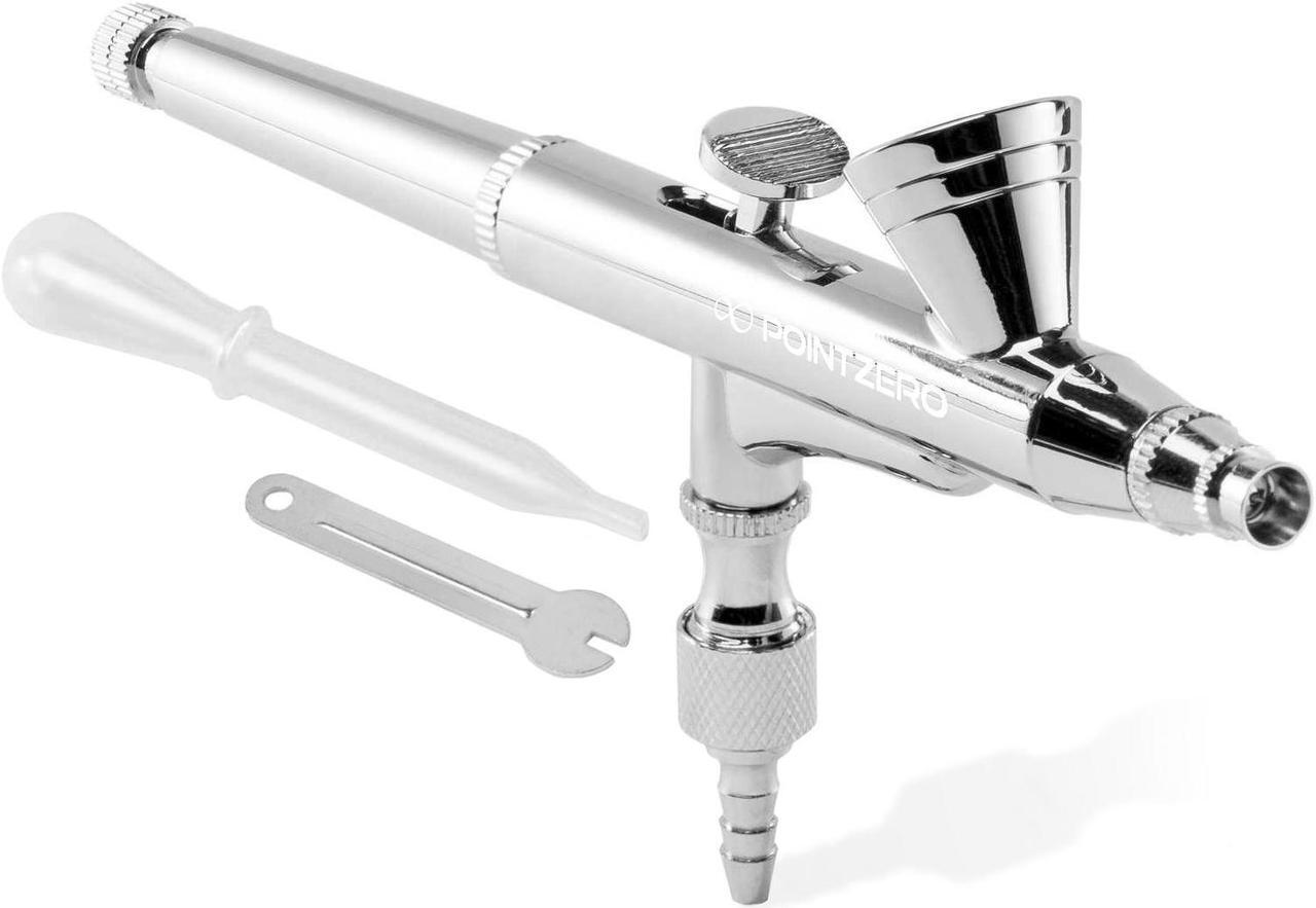 Alt view image 3 of 6 - PointZero Airbrush Cake Decorating Kit - Professional Airbrush, Portable Compressor Bundle with 4 Chefmaster Colors